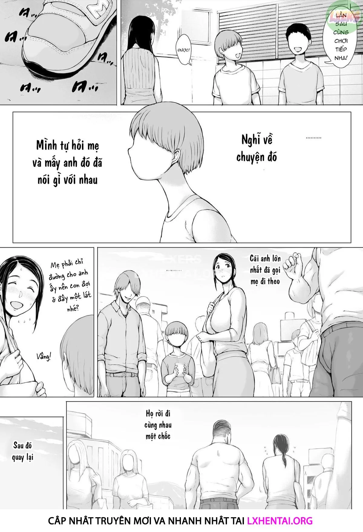 HentaiVN.net - Ảnh 38 - Hahagui Ottori Okaasan ga Toshishita Yarichin ni Nerawareru Toki - Chap 3C | END