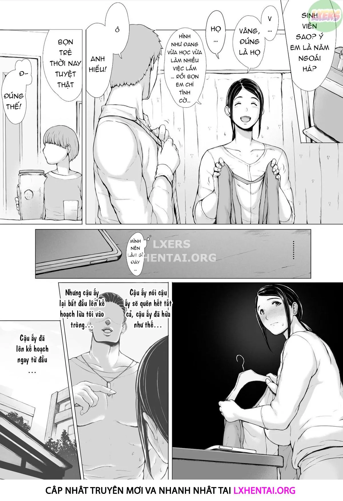 HentaiVN.net - Ảnh 40 - Hahagui Ottori Okaasan ga Toshishita Yarichin ni Nerawareru Toki - Chap 3C | END