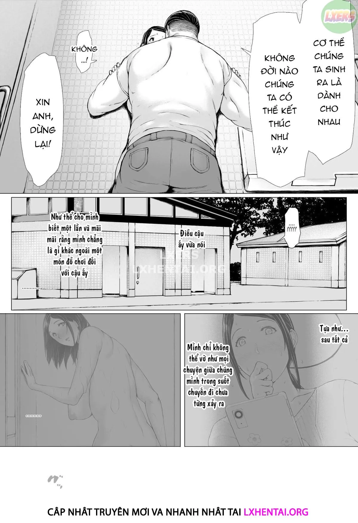 HentaiVN.net - Ảnh 42 - Hahagui Ottori Okaasan ga Toshishita Yarichin ni Nerawareru Toki - Chap 3C | END