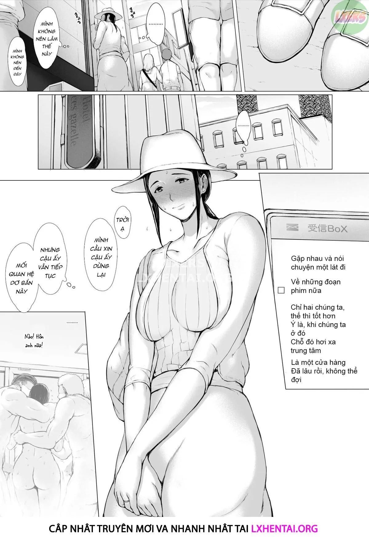 HentaiVN.net - Ảnh 43 - Hahagui Ottori Okaasan ga Toshishita Yarichin ni Nerawareru Toki - Chap 3C | END