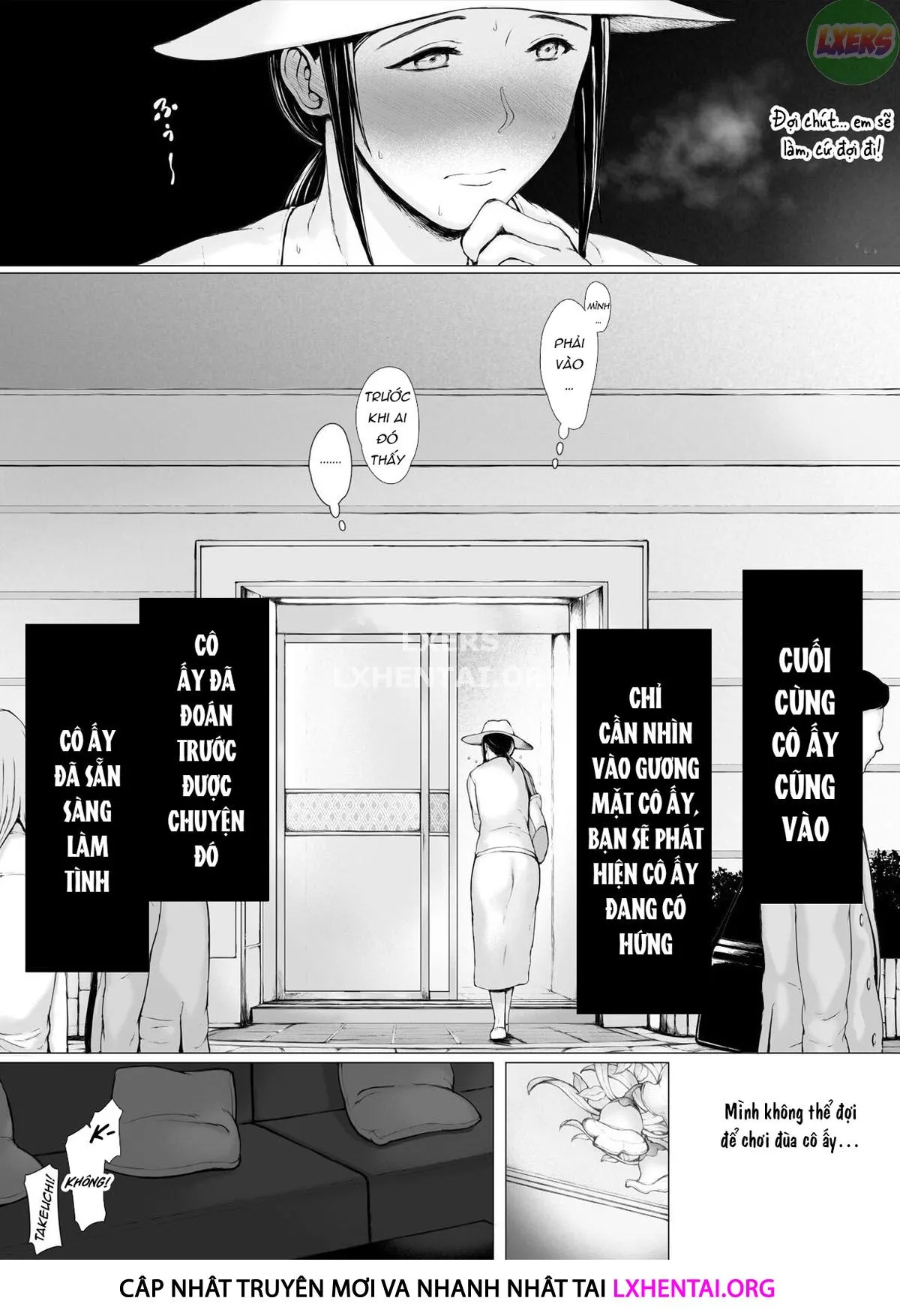 HentaiVN.net - Ảnh 44 - Hahagui Ottori Okaasan ga Toshishita Yarichin ni Nerawareru Toki - Chap 3C | END