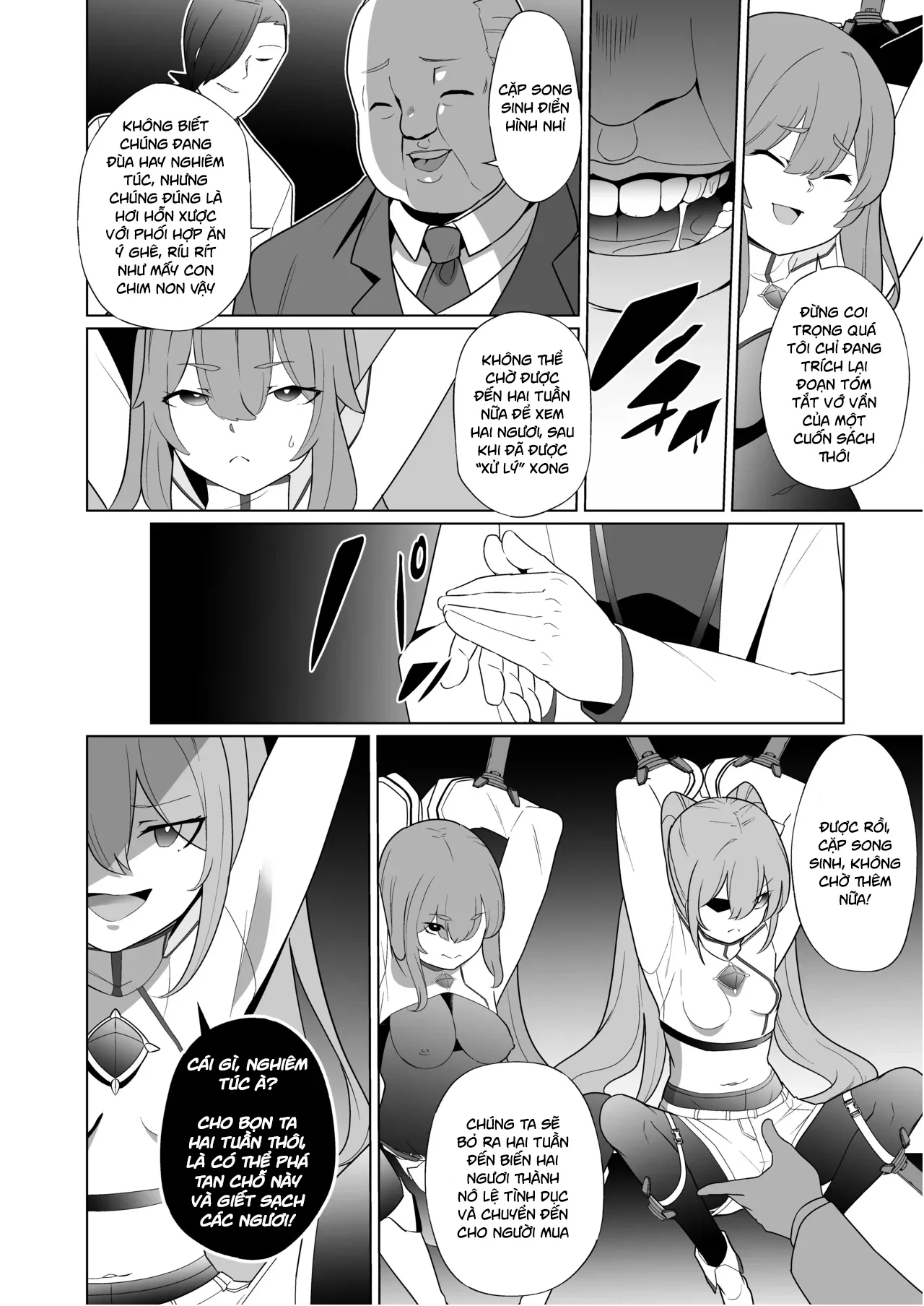 HentaiVN.net - Ảnh 12 - Jo Chiku Kako Plant Torawareta Hero Twin-Bird - Chapter 1