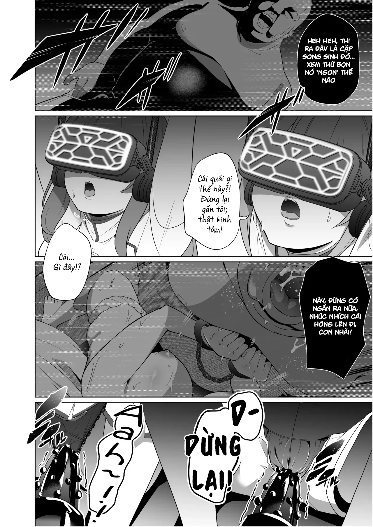 HentaiVN.net - Ảnh 14 - Jo Chiku Kako Plant Torawareta Hero Twin-Bird - Chapter 1