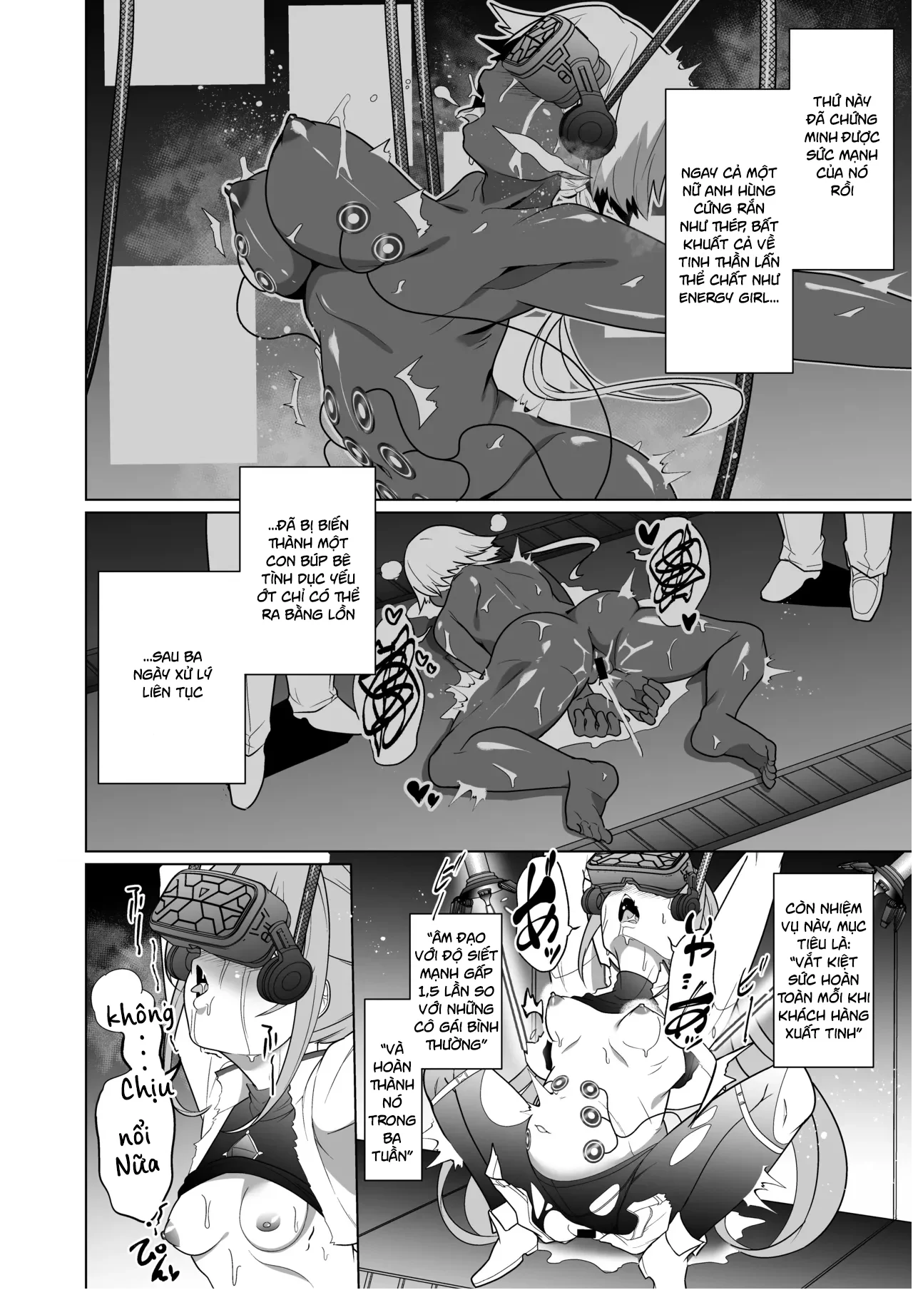 HentaiVN.net - Ảnh 18 - Jo Chiku Kako Plant Torawareta Hero Twin-Bird - Chapter 1
