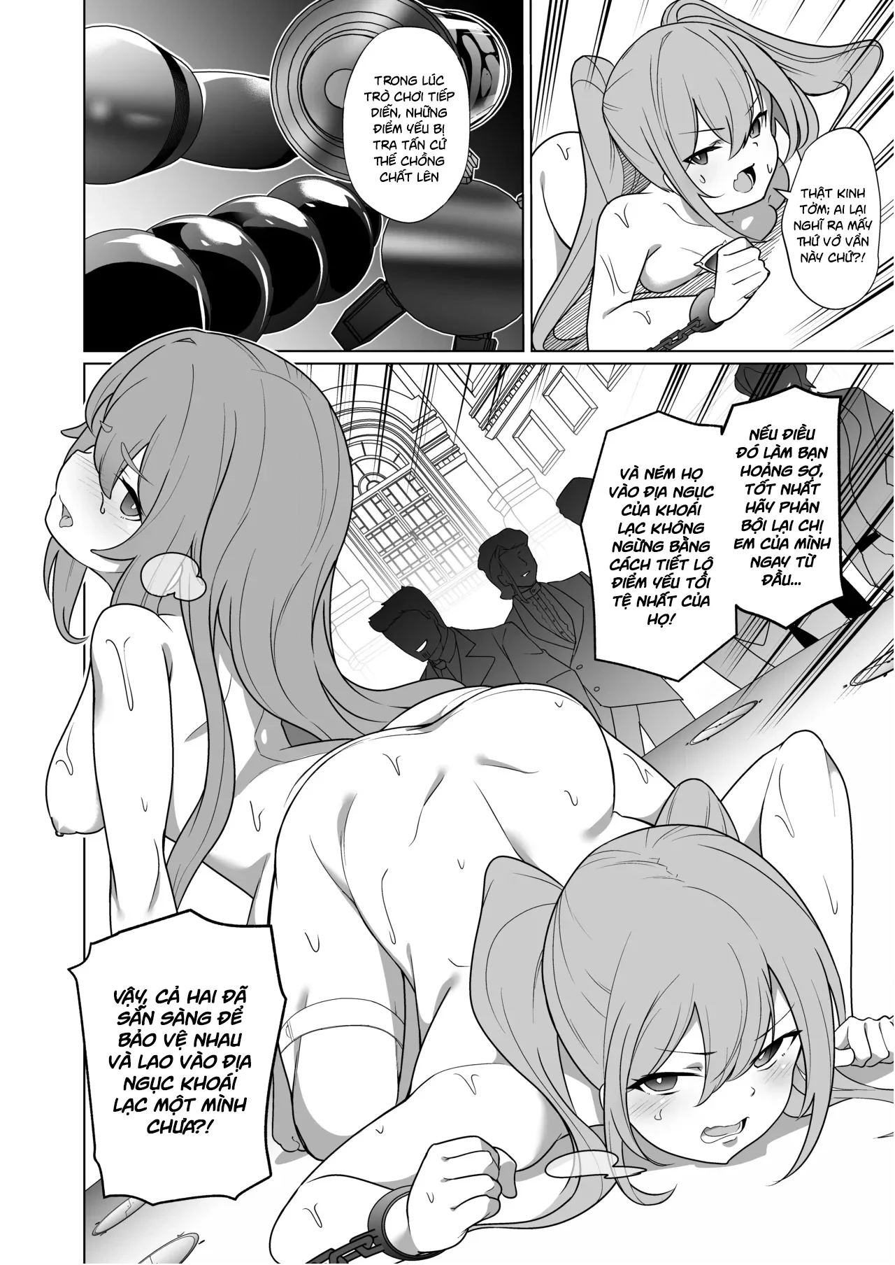 HentaiVN.net - Ảnh 32 - Jo Chiku Kako Plant Torawareta Hero Twin-Bird - Chapter 1