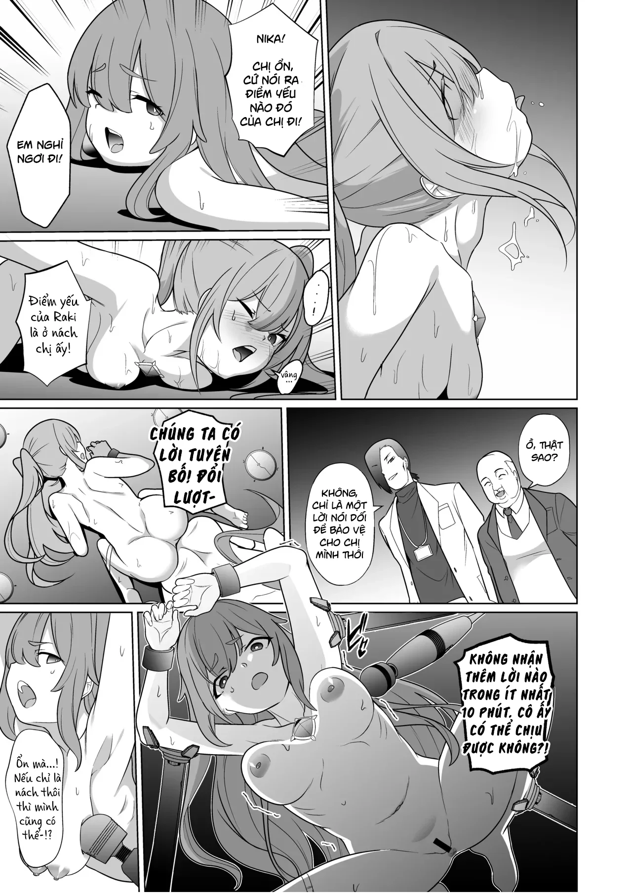 HentaiVN.net - Ảnh 35 - Jo Chiku Kako Plant Torawareta Hero Twin-Bird - Chapter 1