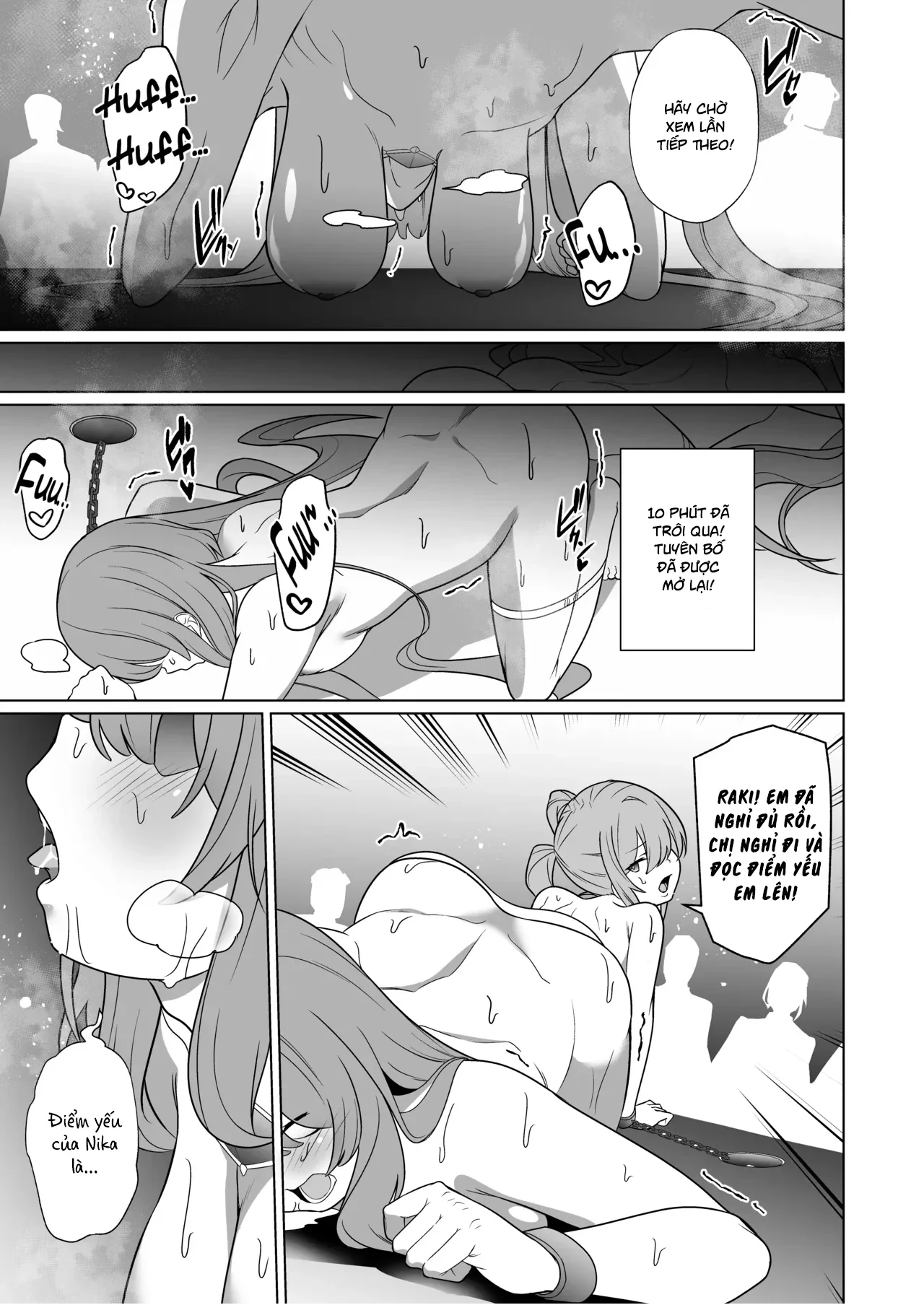 HentaiVN.net - Ảnh 37 - Jo Chiku Kako Plant Torawareta Hero Twin-Bird - Chapter 1