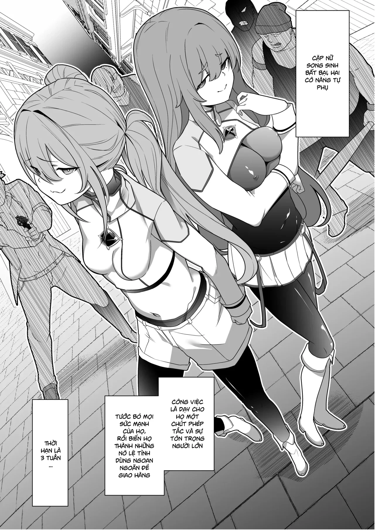 HentaiVN.net - Ảnh 4 - Jo Chiku Kako Plant Torawareta Hero Twin-Bird - Chapter 1