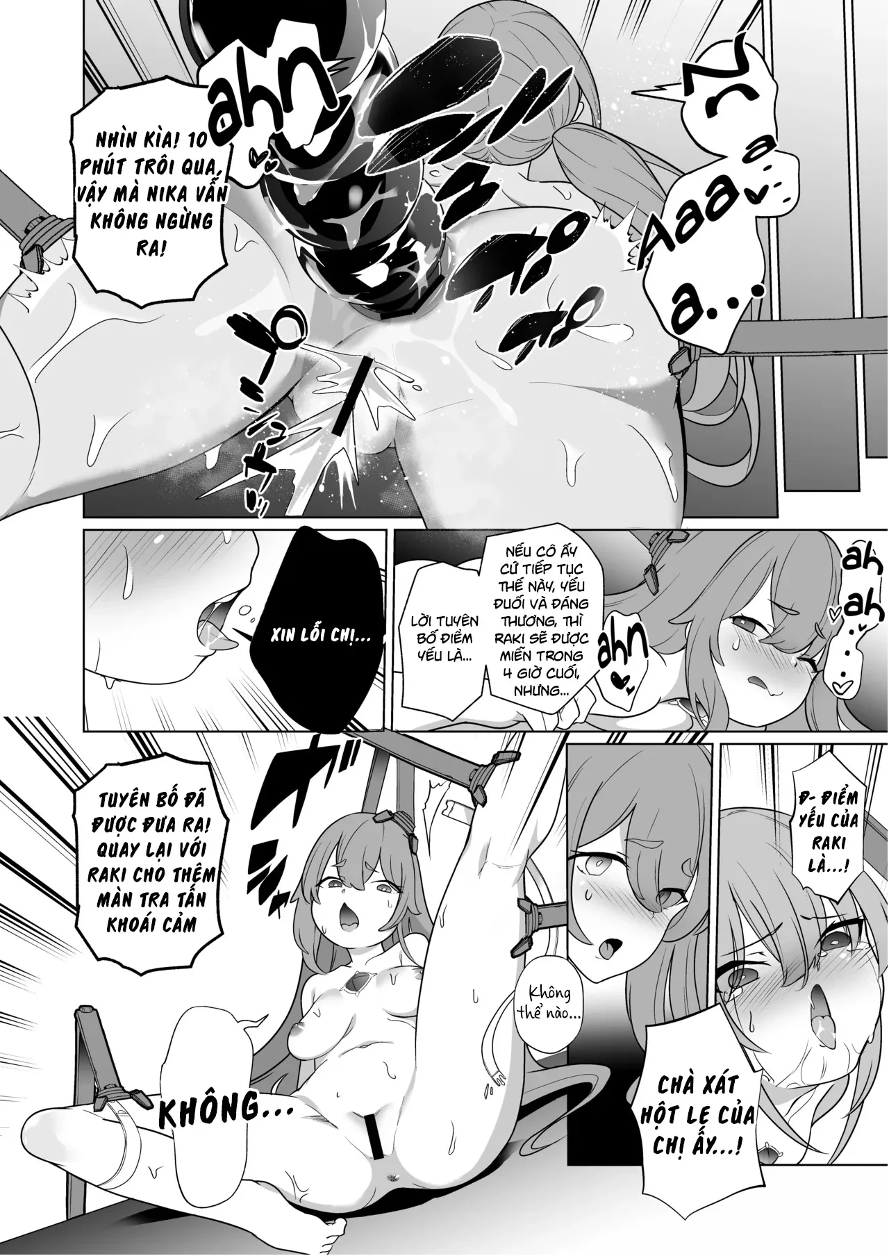 HentaiVN.net - Ảnh 40 - Jo Chiku Kako Plant Torawareta Hero Twin-Bird - Chapter 1