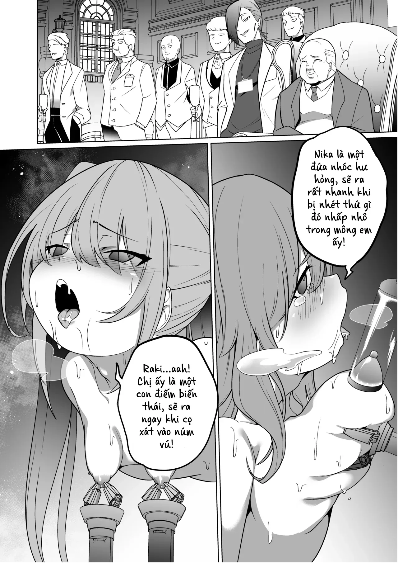 HentaiVN.net - Ảnh 42 - Jo Chiku Kako Plant Torawareta Hero Twin-Bird - Chapter 1