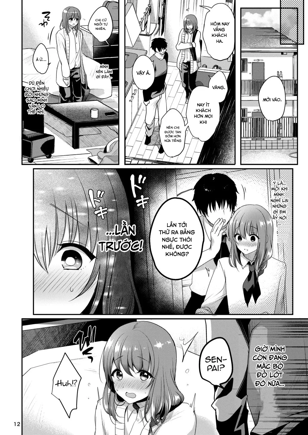 HentaiVN.net - Ảnh 3 - Senpai no Oppai - Chap 2