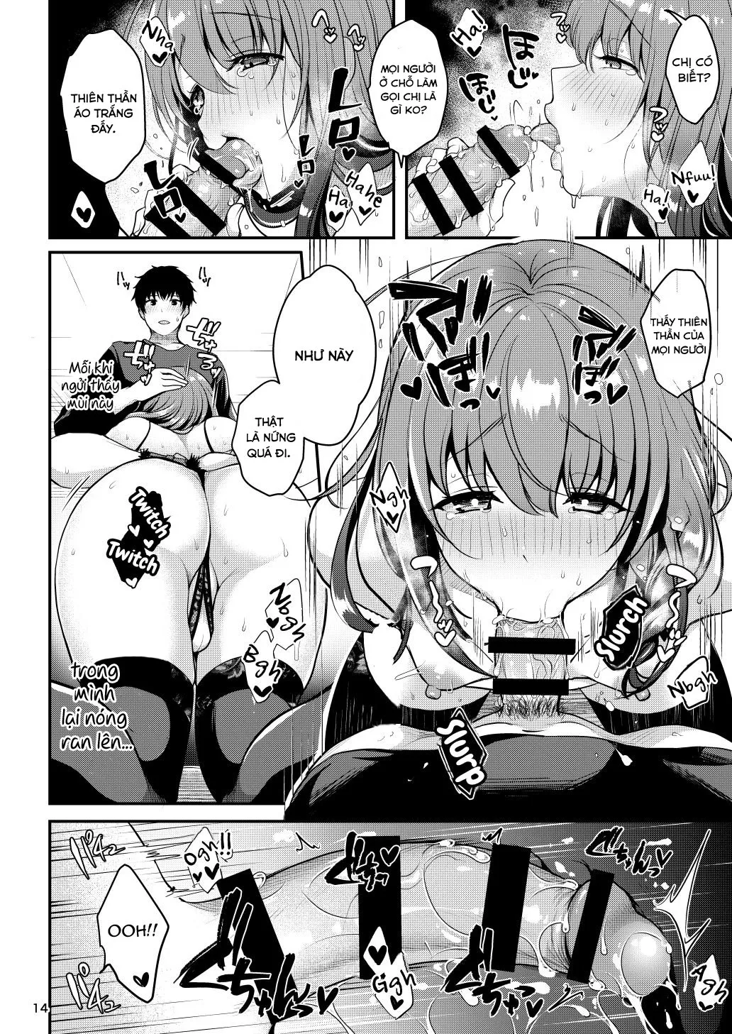 HentaiVN.net - Ảnh 17 - Senpai no Oppai - Chap 3