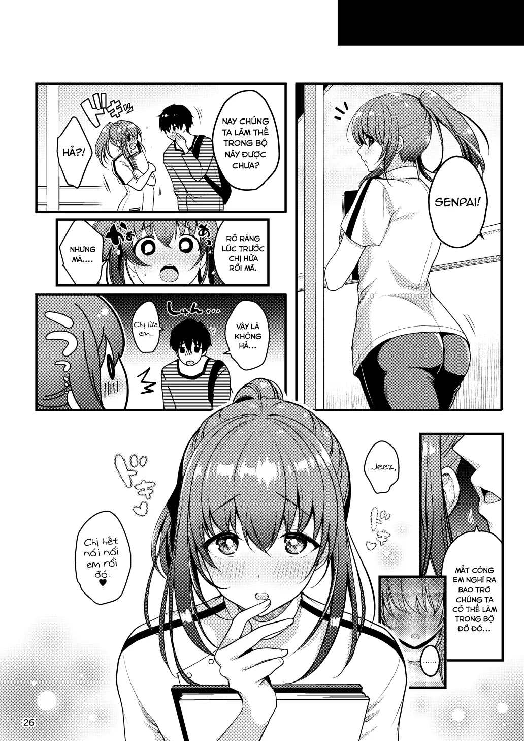 HentaiVN.net - Ảnh 28 - Senpai no Oppai - Chap 3