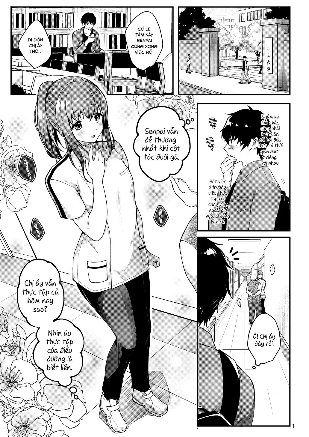 HentaiVN.net - Ảnh 4 - Senpai no Oppai - Chap 3