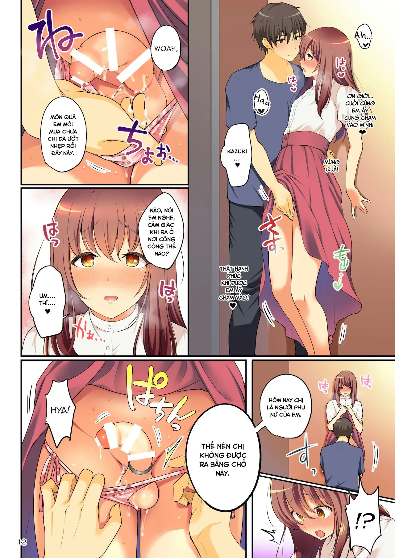 HentaiVN.net - Ảnh 14 - Senpai no Oppai - Chap 4