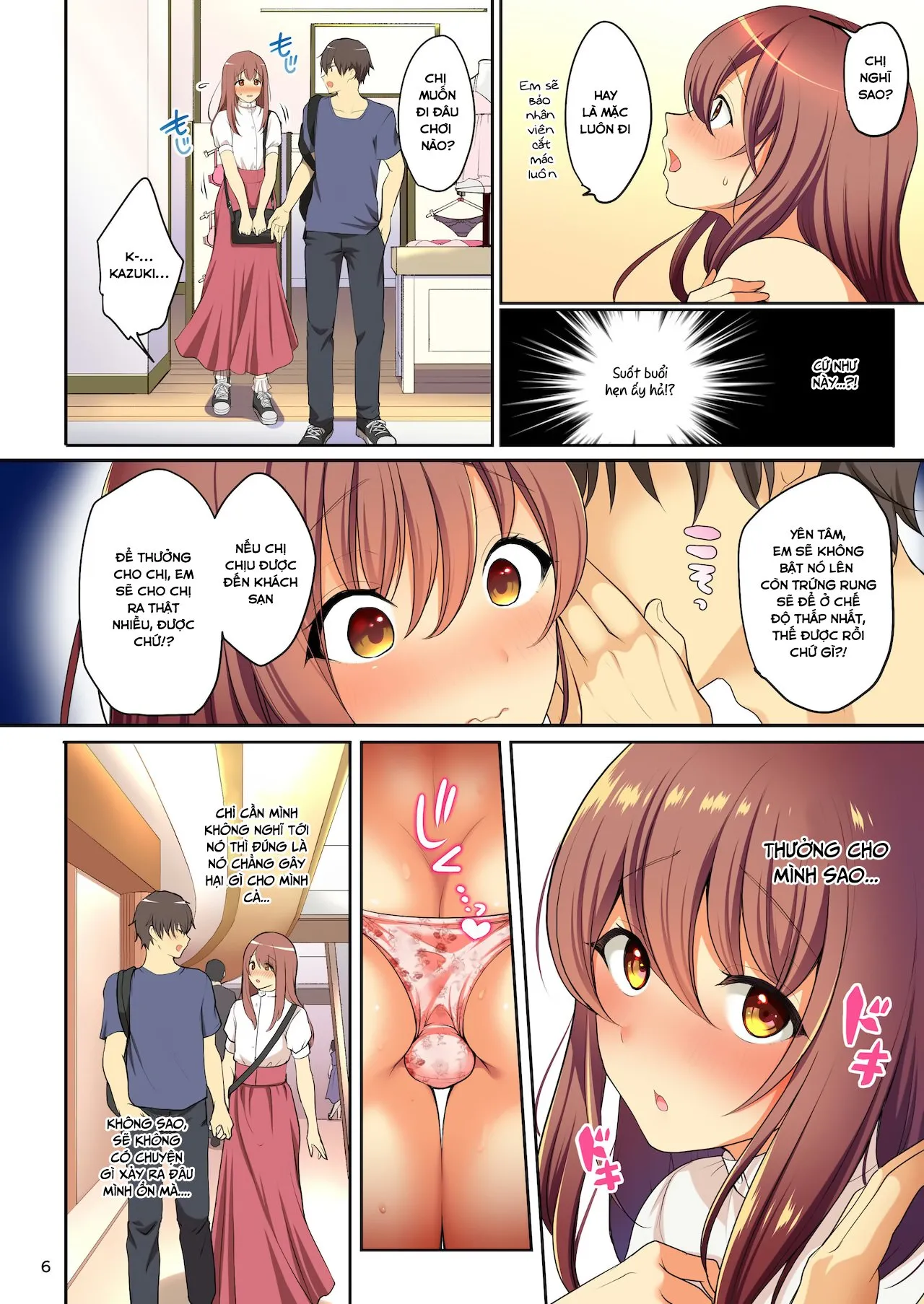 HentaiVN.net - Ảnh 8 - Senpai no Oppai - Chap 4