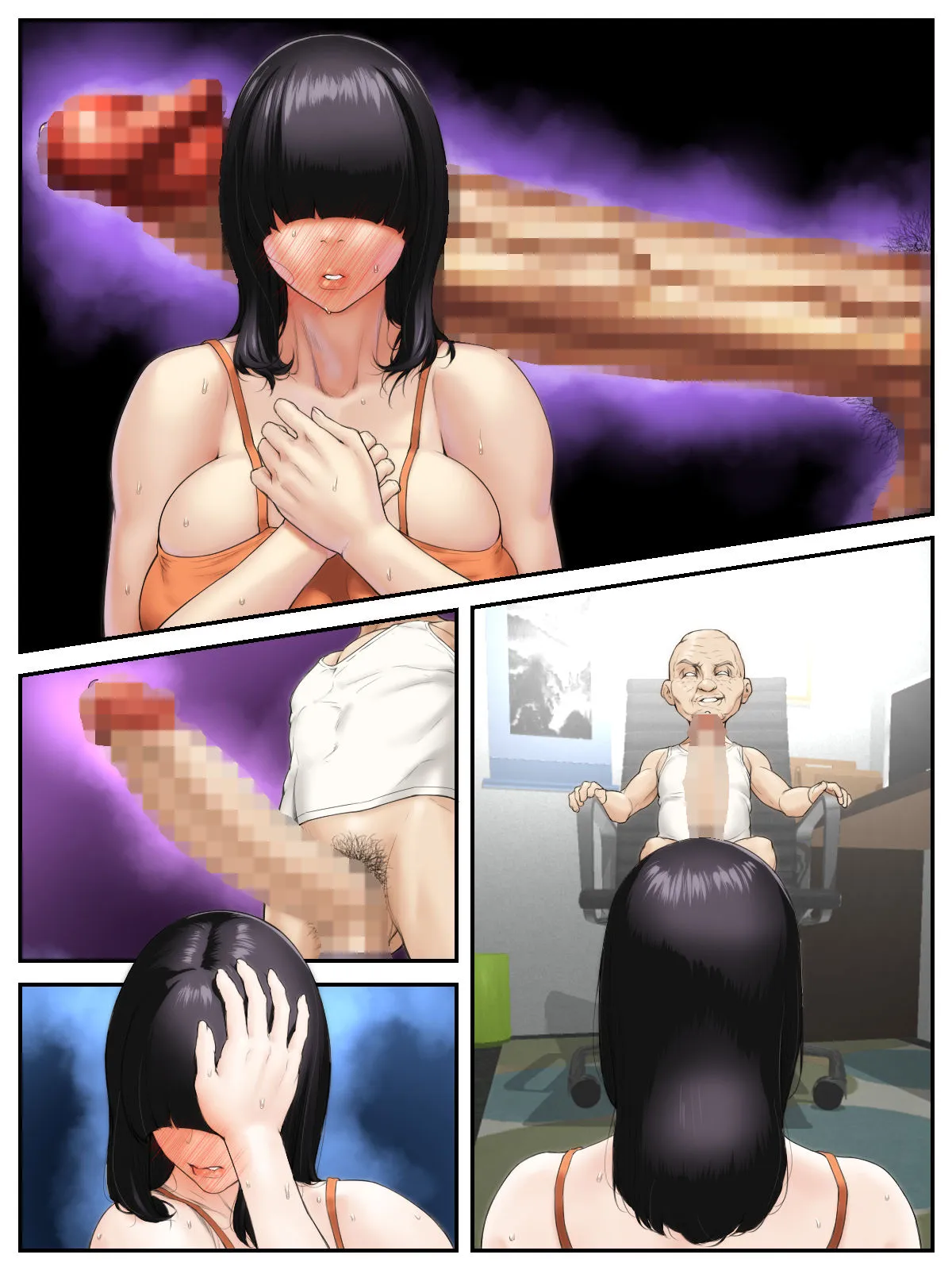 HentaiVN.net - Ảnh 6 - Gifu Netorare [Mekakure Bakunyuu Hitozuma Makie Dounyuu Hen] - Artist CG