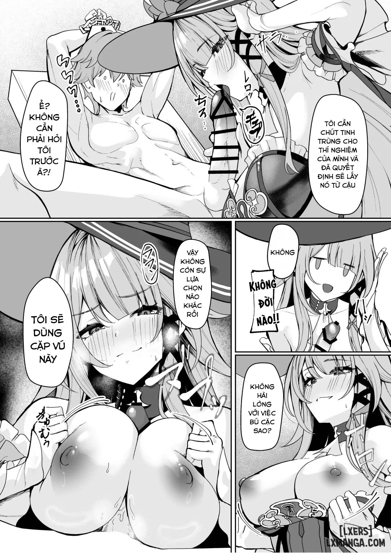 HentaiVN.net - Ảnh 3 - Madam Herta có vẻ như muốn tinh trùng của Caelus... - Oneshot