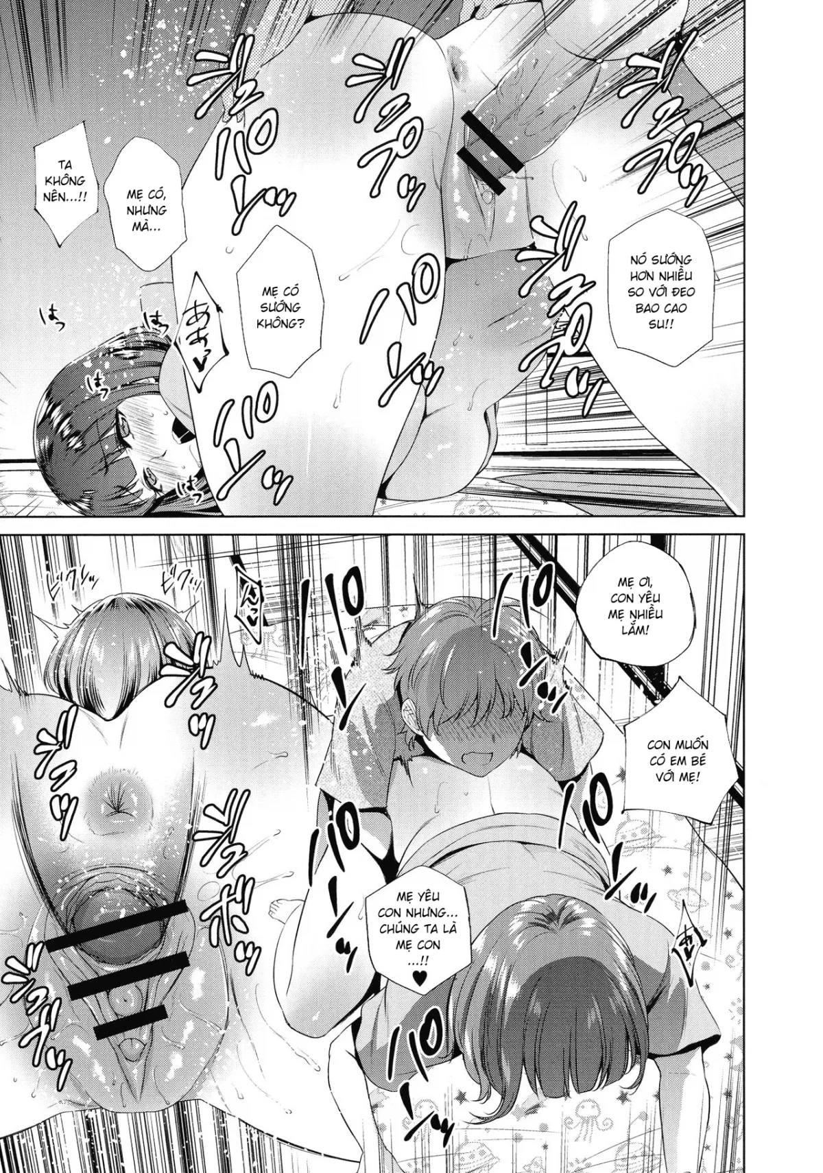 HentaiVN.net - Ảnh 13 - Ngày mà tôi hoà làm một với mẹ [Haha to Majiwaru Hi; Apart to Haha] - Chap 2