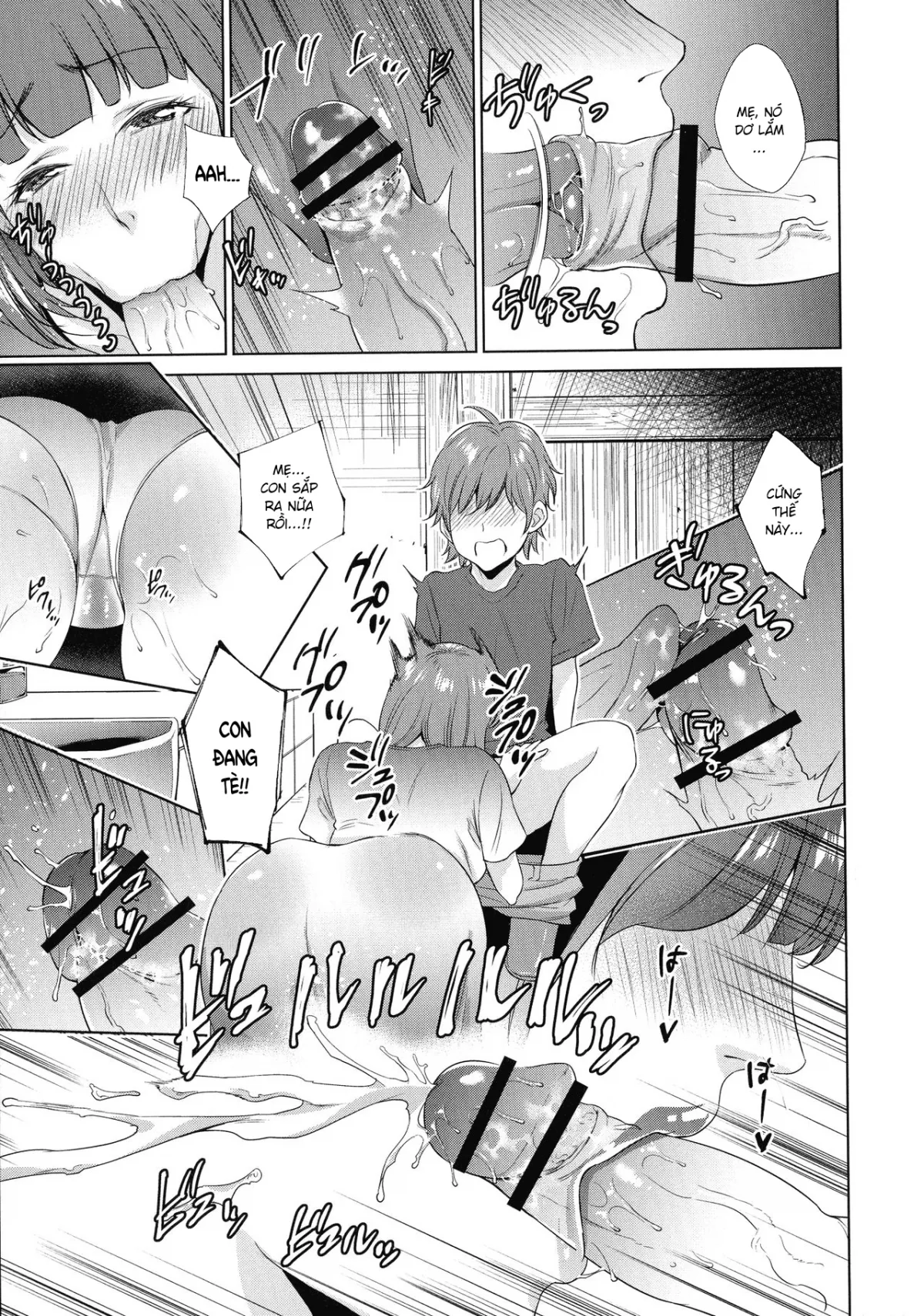 HentaiVN.net - Ảnh 5 - Ngày mà tôi hoà làm một với mẹ [Haha to Majiwaru Hi; Apart to Haha] - Chap 2