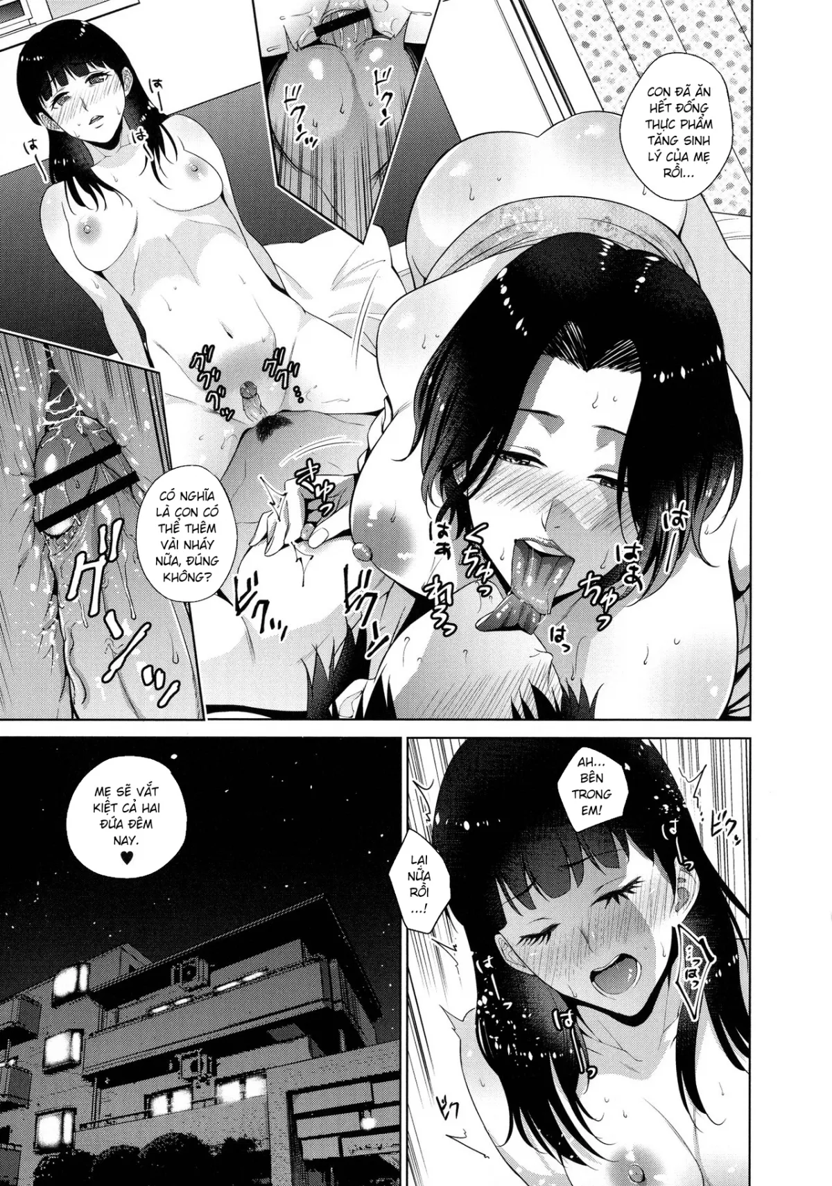 HentaiVN.net - Ảnh 21 - Ngày mà tôi hoà làm một với mẹ [Haha to Majiwaru Hi; Apart to Haha] - Chap 3