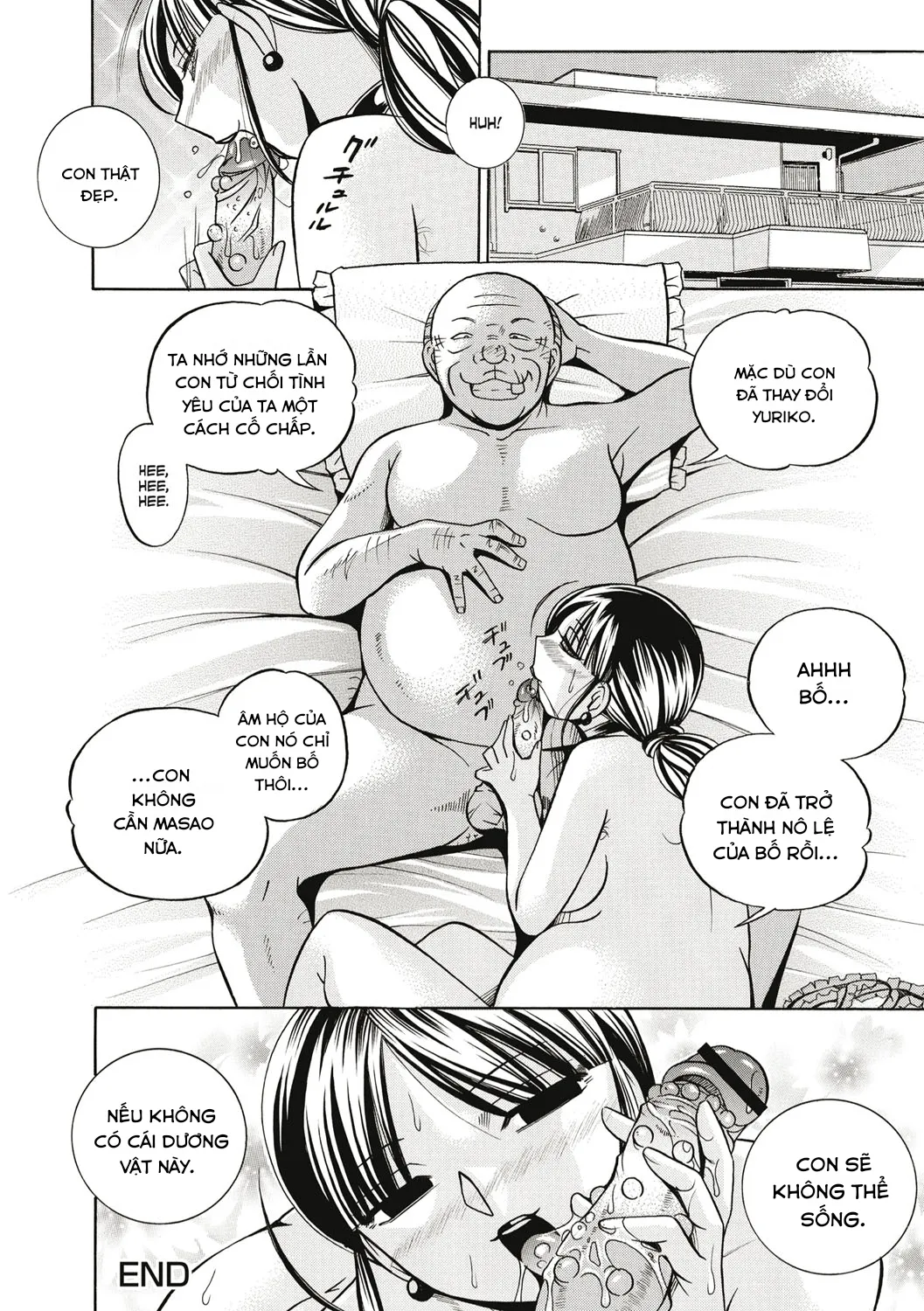 HentaiVN.net - Ảnh 21 - Yuriko and her Father-in-Law [Gichichi~Yuriko~] - Chap7