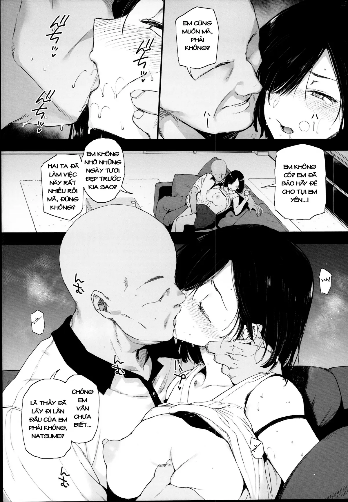 HentaiVN.net - Ảnh 14 - Mùa Hè Năm Ấy Và Sự Lựa Chọn Của Cô Vợ. [Natsu, Tsuma no Sentaku ; 夏、妻の選択] - Oneshot