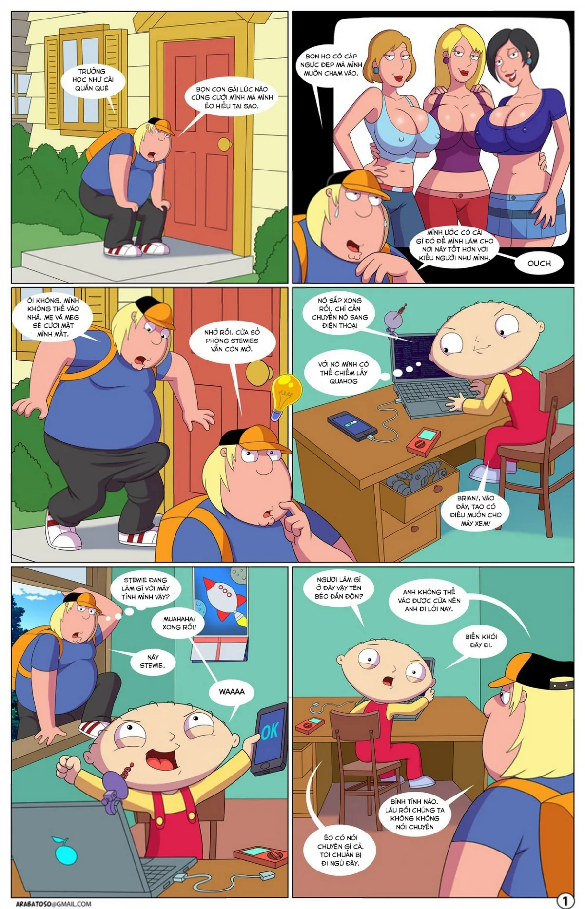 HentaiVN.net - Ảnh 3 - Quahog Diaries - Chap 1