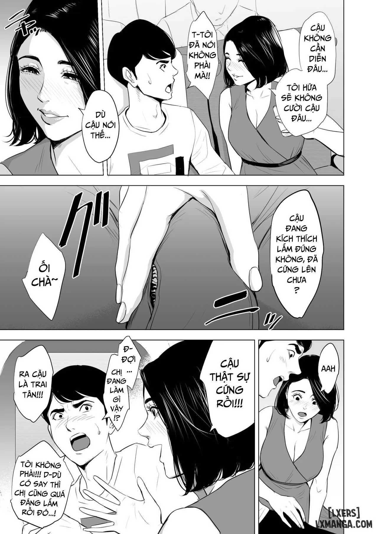 HentaiVN.net - Ảnh 13 - Đang làm gì trên tàu điện vậy? [Shinkansen de Nani shiteru!?] - Oneshot