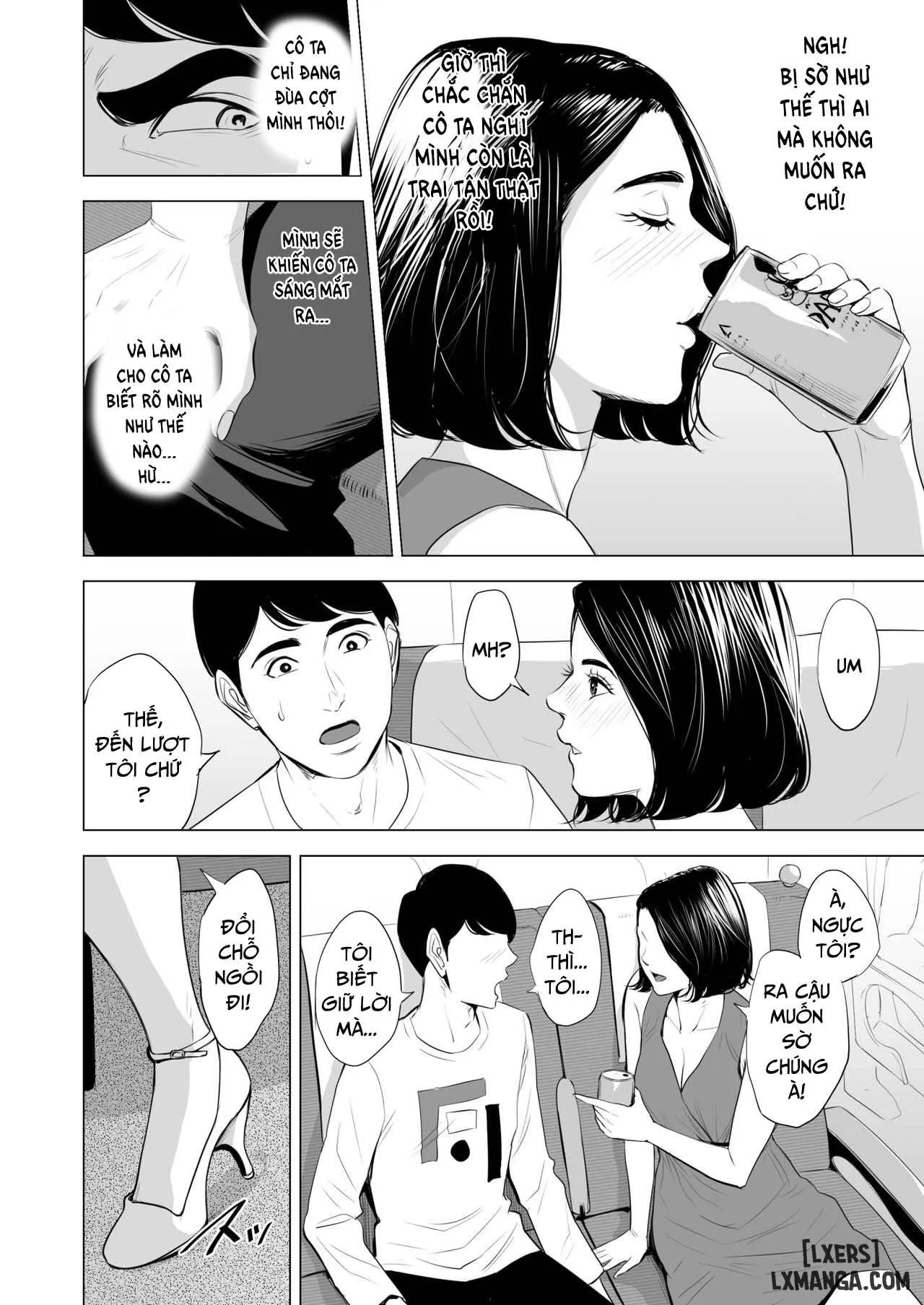 HentaiVN.net - Ảnh 20 - Đang làm gì trên tàu điện vậy? [Shinkansen de Nani shiteru!?] - Oneshot