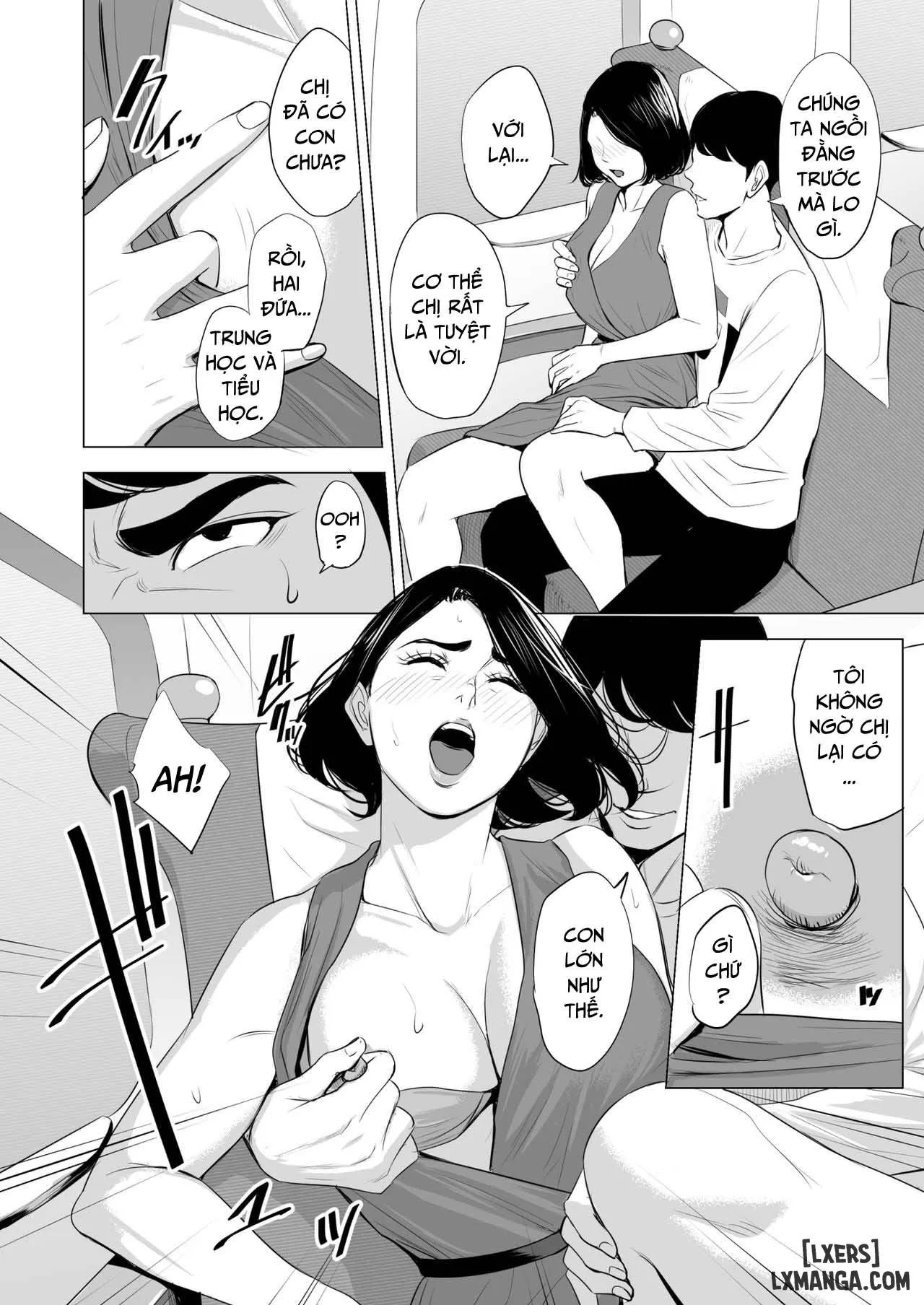 HentaiVN.net - Ảnh 24 - Đang làm gì trên tàu điện vậy? [Shinkansen de Nani shiteru!?] - Oneshot