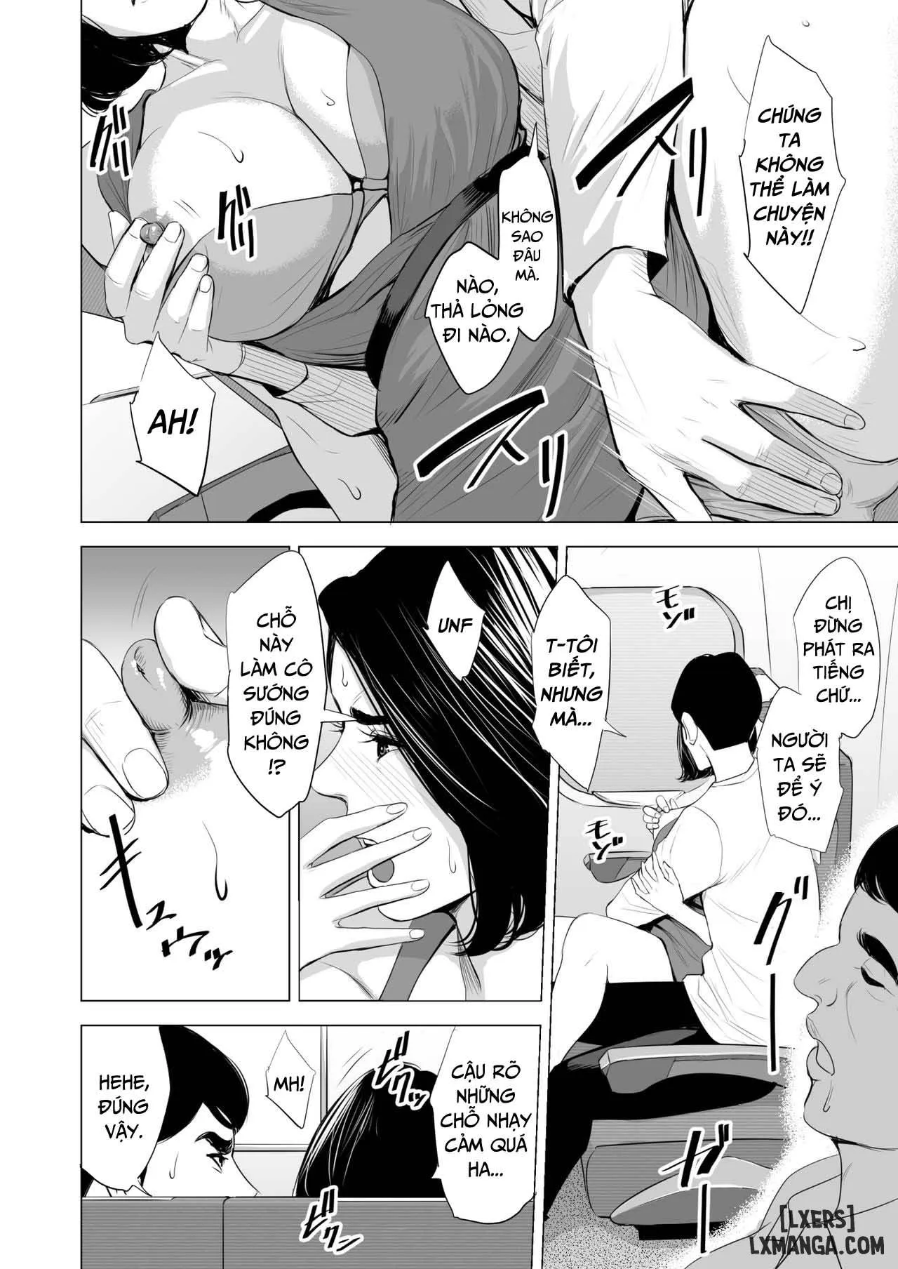 HentaiVN.net - Ảnh 26 - Đang làm gì trên tàu điện vậy? [Shinkansen de Nani shiteru!?] - Oneshot