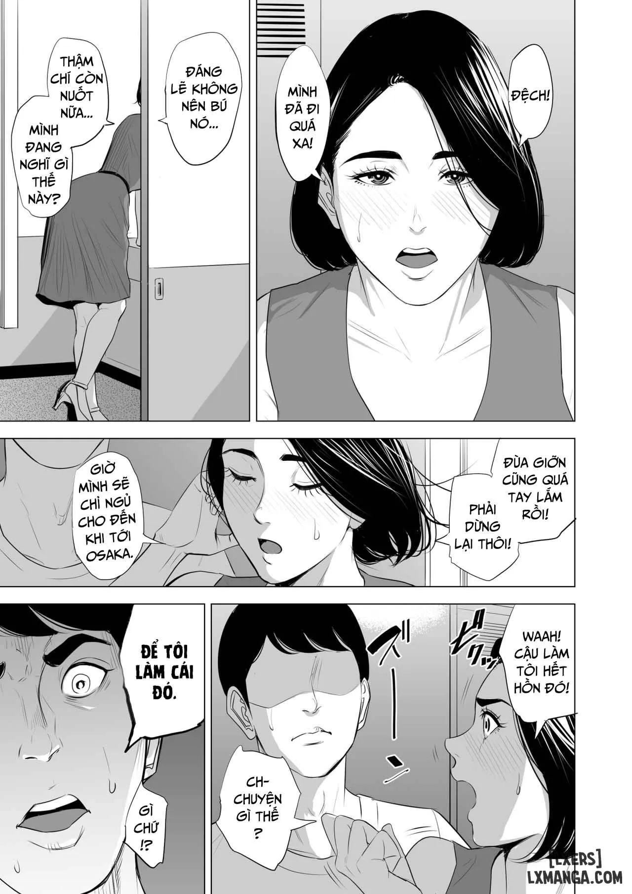 HentaiVN.net - Ảnh 39 - Đang làm gì trên tàu điện vậy? [Shinkansen de Nani shiteru!?] - Oneshot