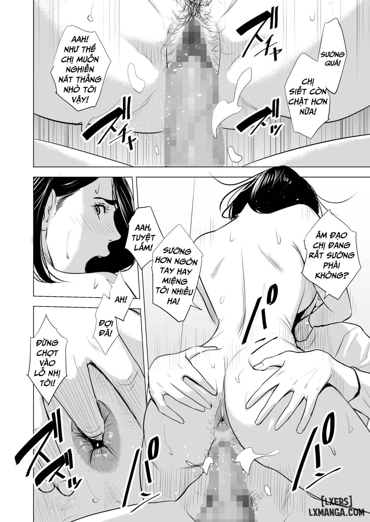 HentaiVN.net - Ảnh 54 - Đang làm gì trên tàu điện vậy? [Shinkansen de Nani shiteru!?] - Oneshot