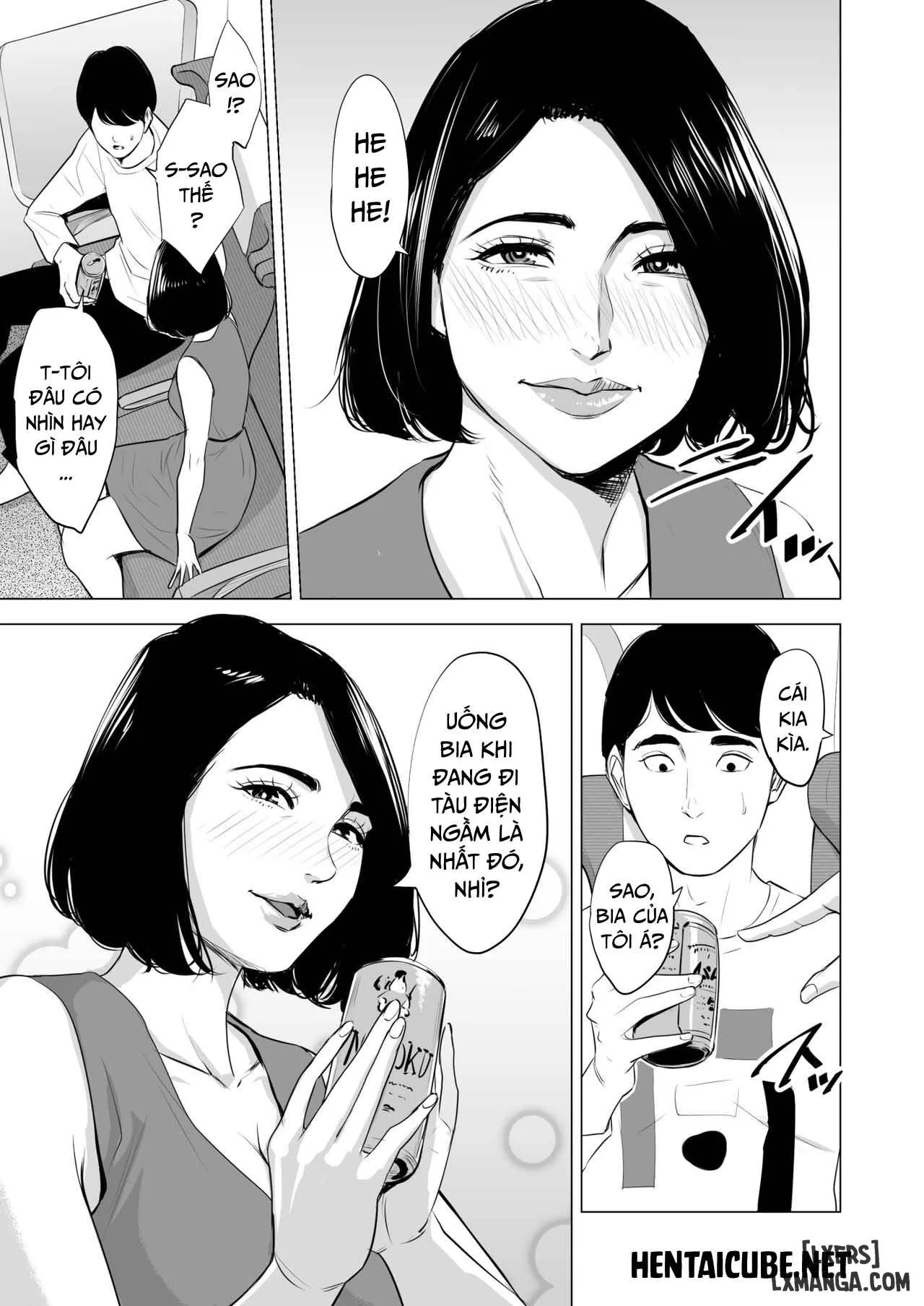 HentaiVN.net - Ảnh 7 - Đang làm gì trên tàu điện vậy? [Shinkansen de Nani shiteru!?] - Oneshot