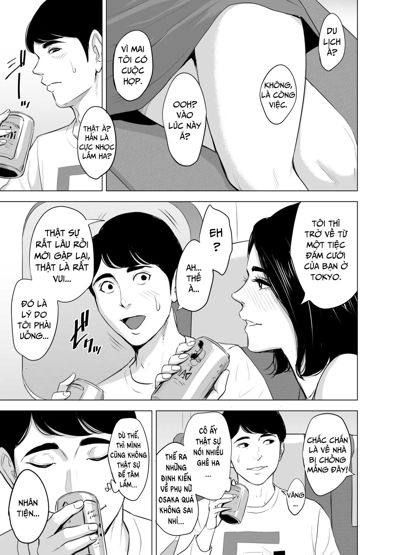 HentaiVN.net - Ảnh 10 - Đang làm gì trên tàu điện vậy? [Shinkansen de Nani shiteru!?] - Chap 1