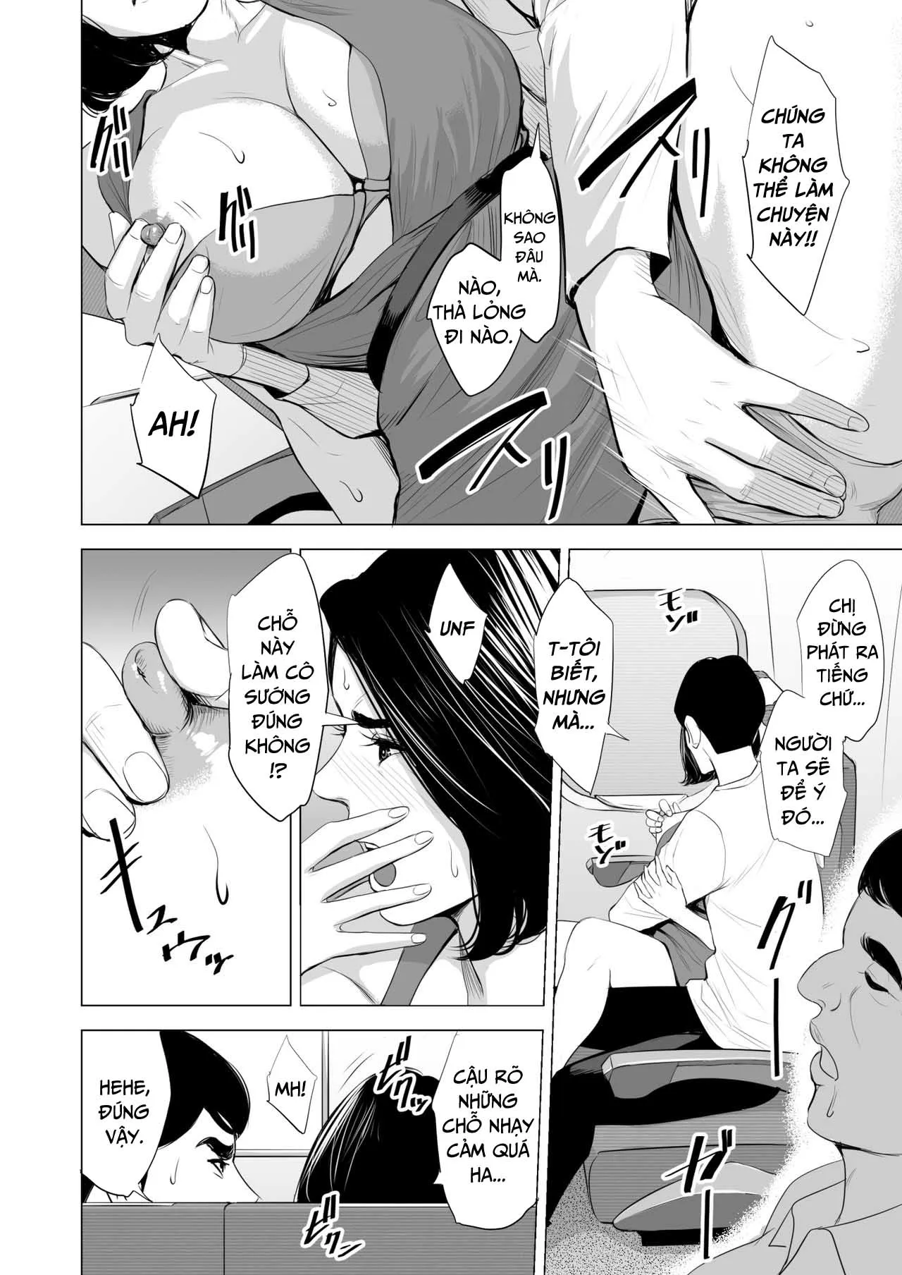 HentaiVN.net - Ảnh 21 - Đang làm gì trên tàu điện vậy? [Shinkansen de Nani shiteru!?] - Chap 1