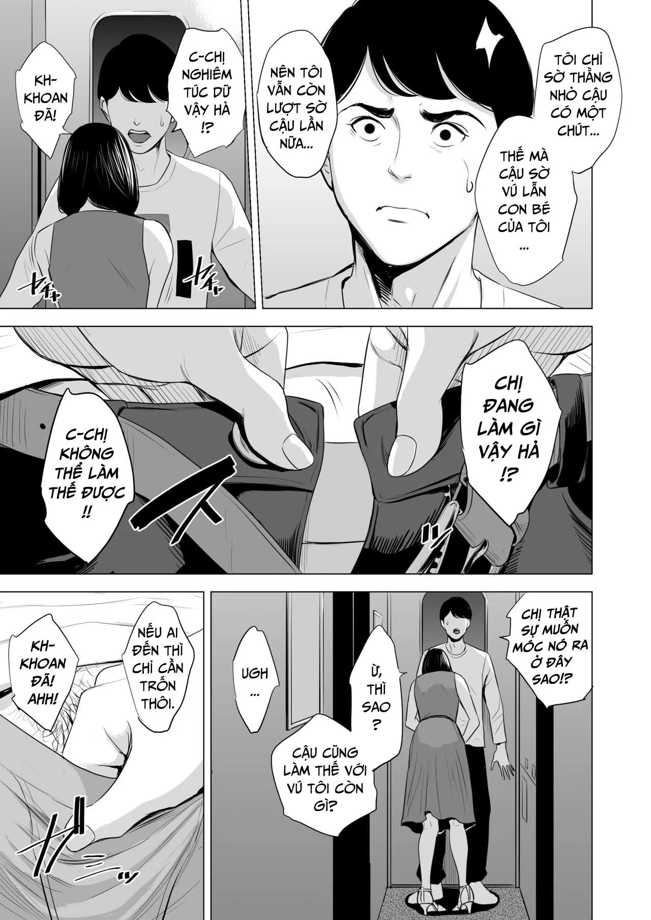 HentaiVN.net - Ảnh 26 - Đang làm gì trên tàu điện vậy? [Shinkansen de Nani shiteru!?] - Chap 1