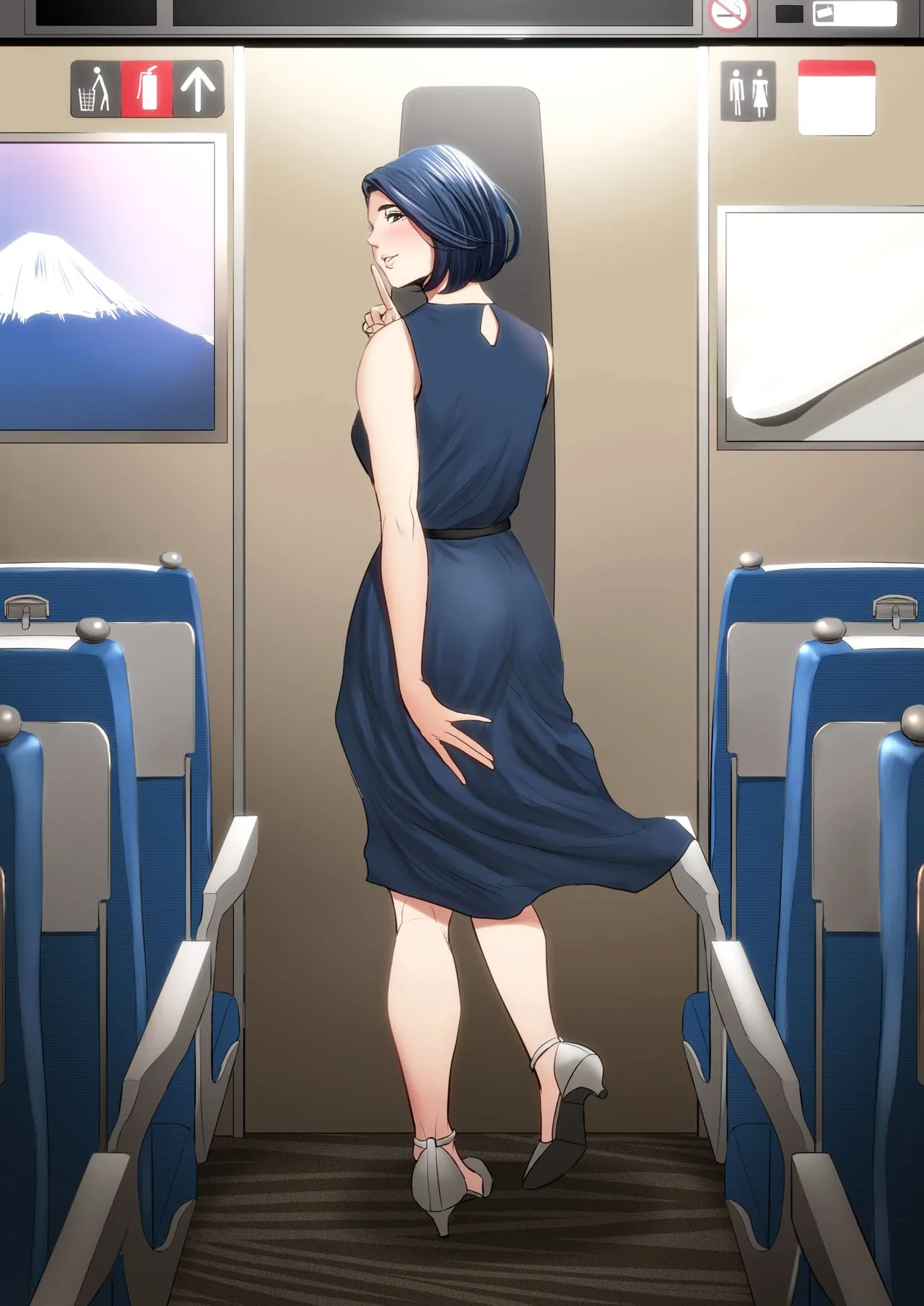 HentaiVN.net - Ảnh 3 - Đang làm gì trên tàu điện vậy? [Shinkansen de Nani shiteru!?] - Chap 1