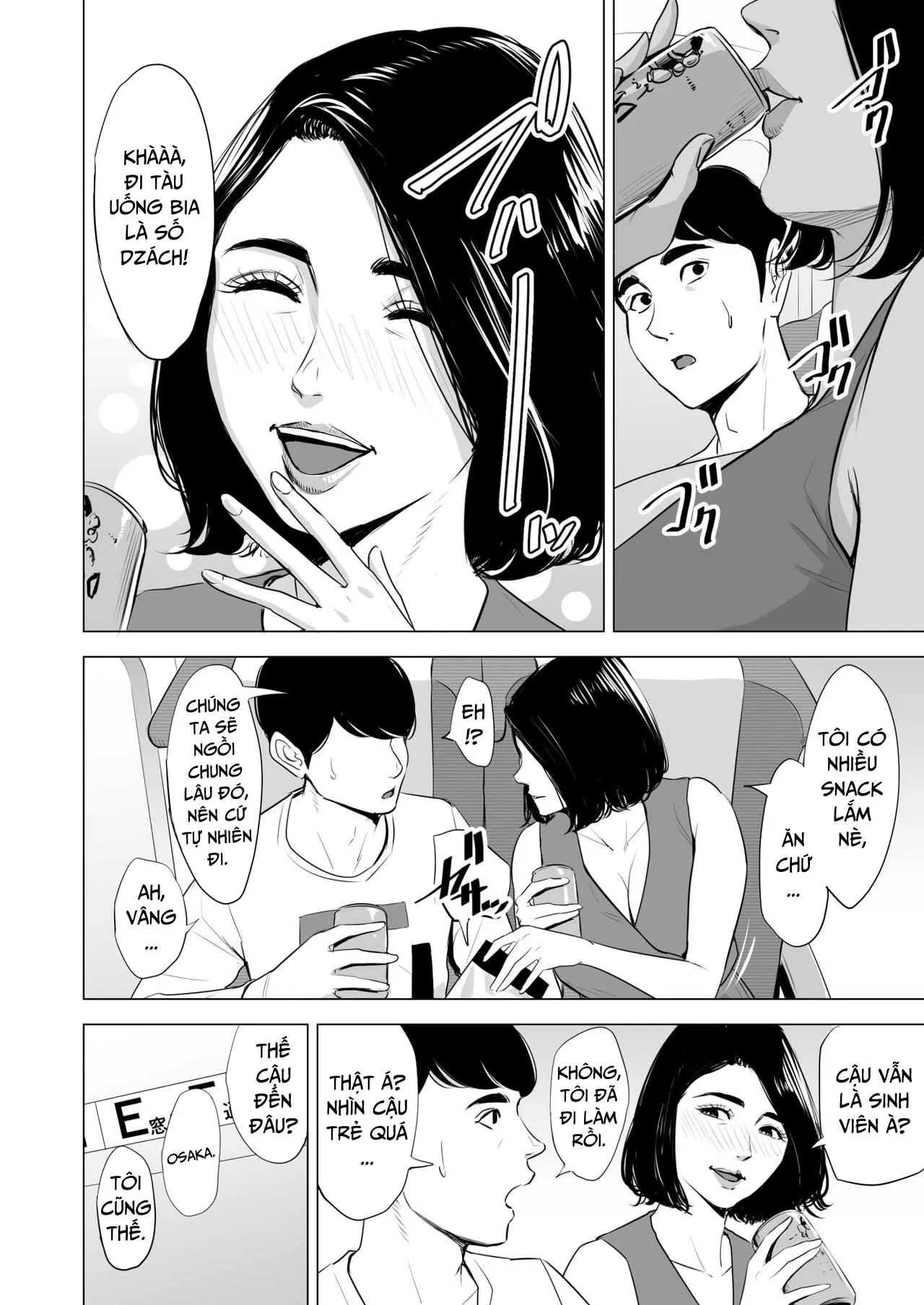 HentaiVN.net - Ảnh 9 - Đang làm gì trên tàu điện vậy? [Shinkansen de Nani shiteru!?] - Chap 1