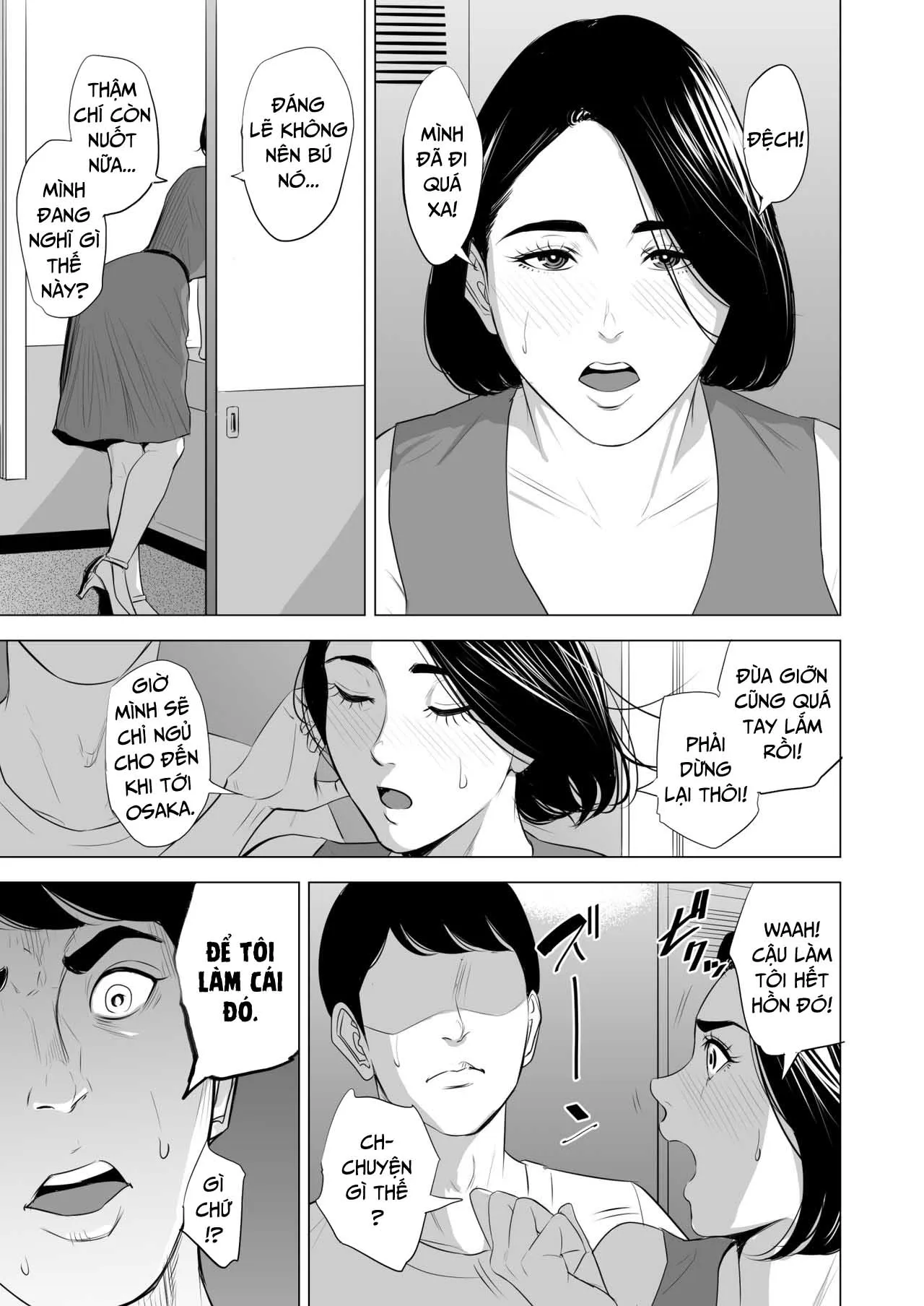 HentaiVN.net - Ảnh 3 - Đang làm gì trên tàu điện vậy? [Shinkansen de Nani shiteru!?] - Chap 2 - [END]