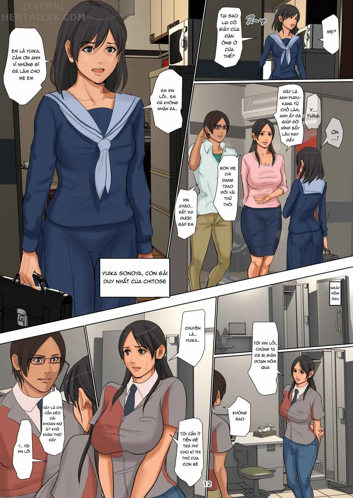 HentaiVN.net - Ảnh 12 - Haha No Hi To Musume No Hi [Mother's Day And Daughter's Day] - Oneshot