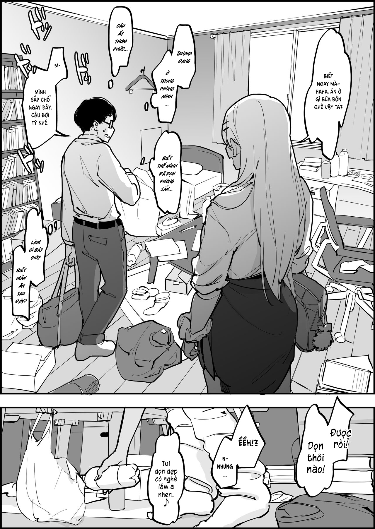 HentaiVN.net - Ảnh 3 - Nàng Gyaru không mời mà đến [Oshikake Gyaru A, Uninvited Gyaru A] - Oneshot