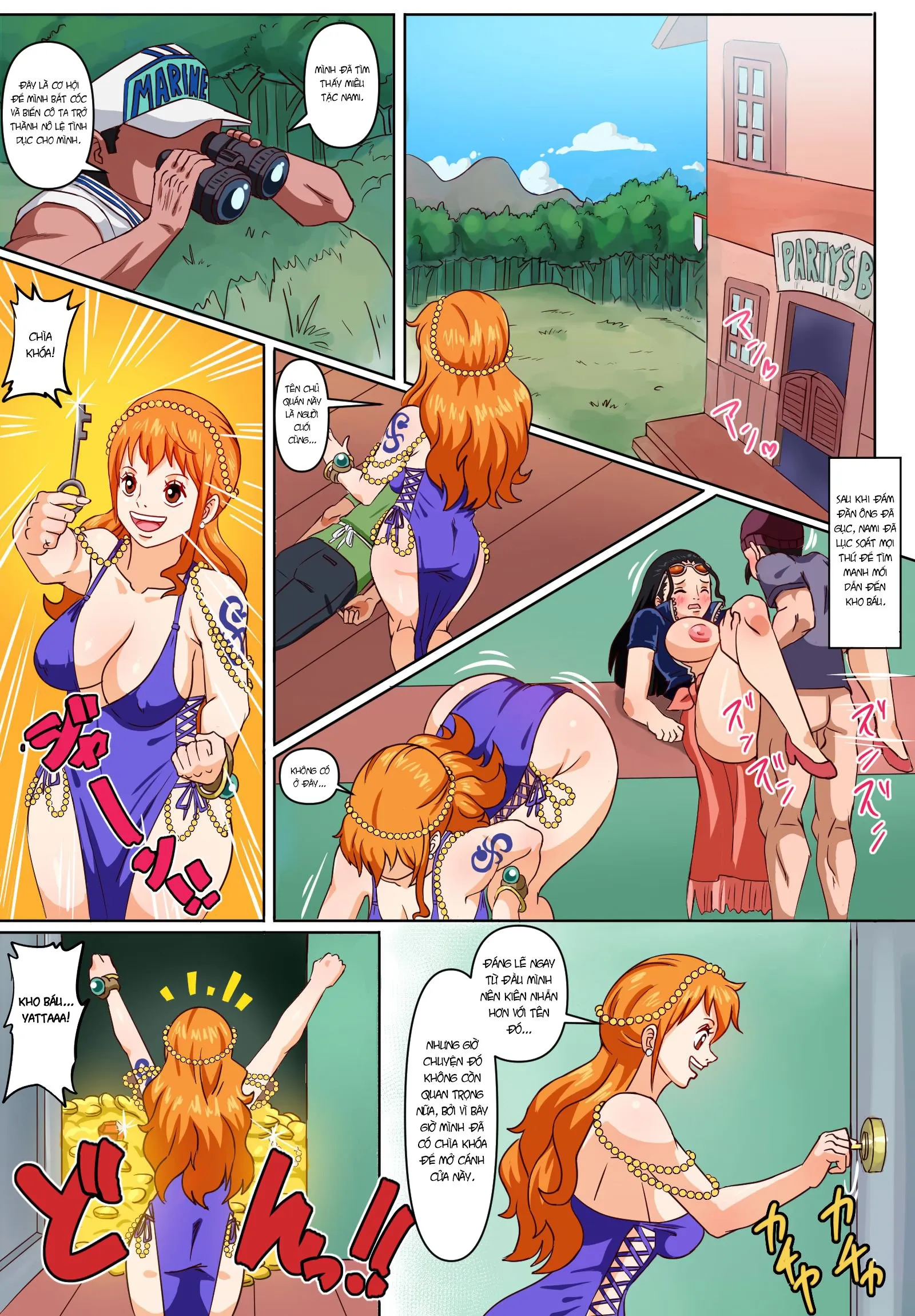 HentaiVN.net - Ảnh 23 - Nami và Robin ở quán Bar [Pirate Girls At The Bar (One piece)] - Oneshot