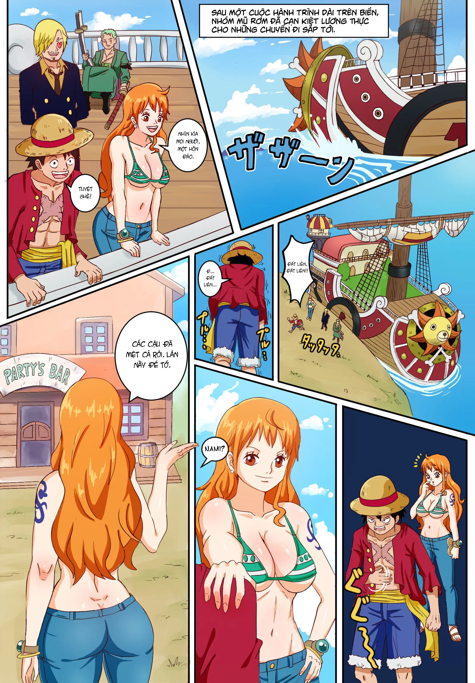 HentaiVN.net - Ảnh 3 - Nami và Robin ở quán Bar [Pirate Girls At The Bar (One piece)] - Oneshot