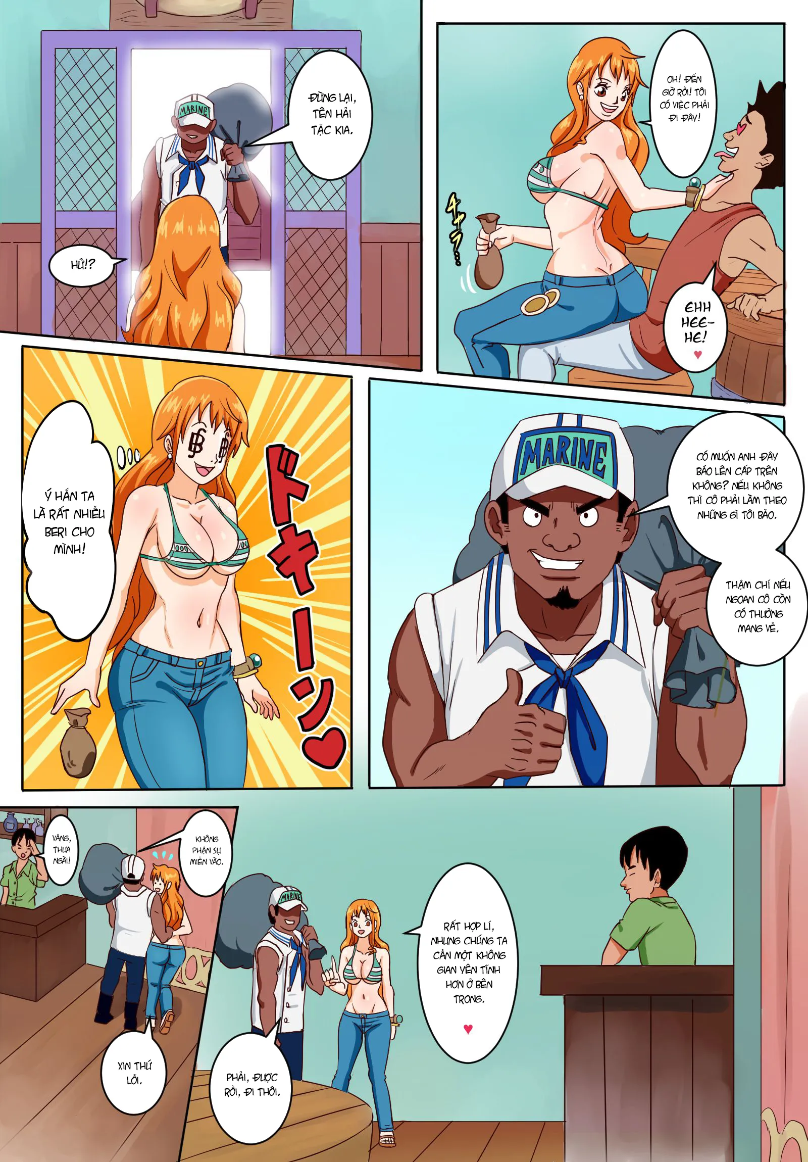 HentaiVN.net - Ảnh 5 - Nami và Robin ở quán Bar [Pirate Girls At The Bar (One piece)] - Oneshot