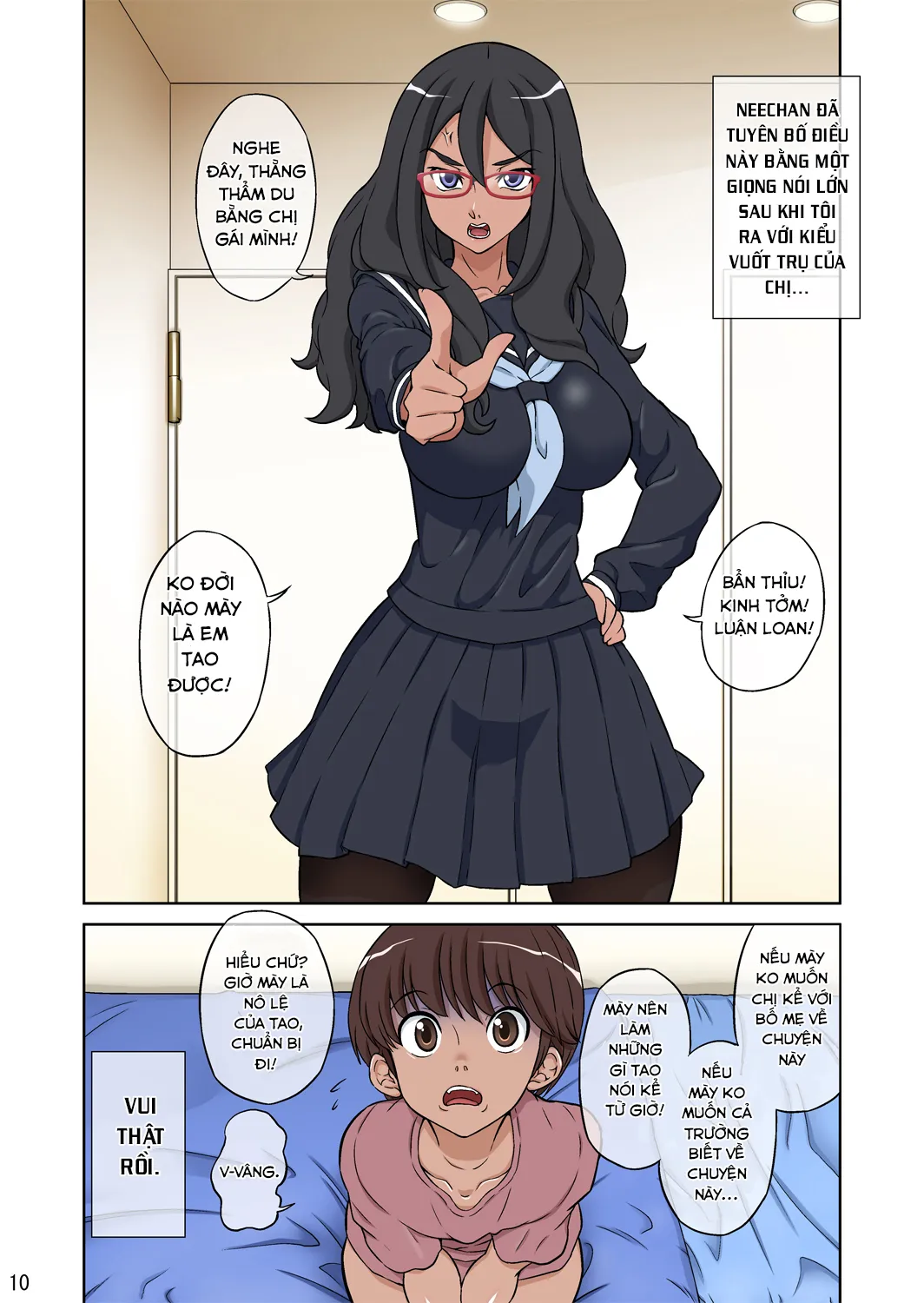 HentaiVN.net - Ảnh 10 - Boku No Nee-Chan Wa Chouzetsu Kami BODY Tensai Chijo - Chap 1