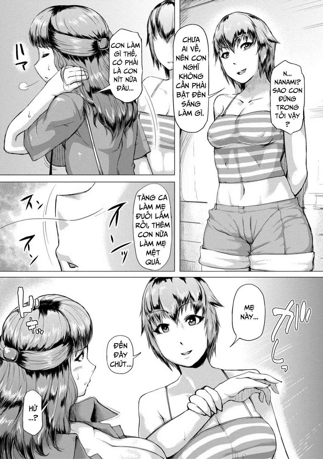 HentaiVN.net - Ảnh 12 - Cho đến khi mẹ vợ có thai [Gibo ga Haramu Made; Until My Mother-in-Law is Pregnant] - Chap 2