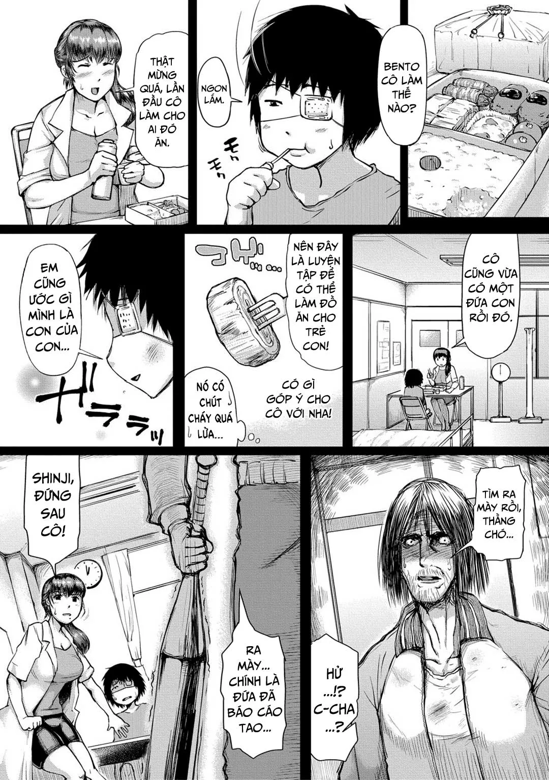 HentaiVN.net - Ảnh 4 - Cho đến khi mẹ vợ có thai [Gibo ga Haramu Made; Until My Mother-in-Law is Pregnant] - Chap 3 - [END]