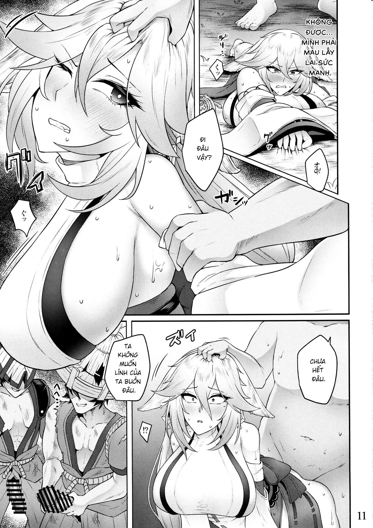 HentaiVN.net - Ảnh 11 - Miko gyaru - Chap 1